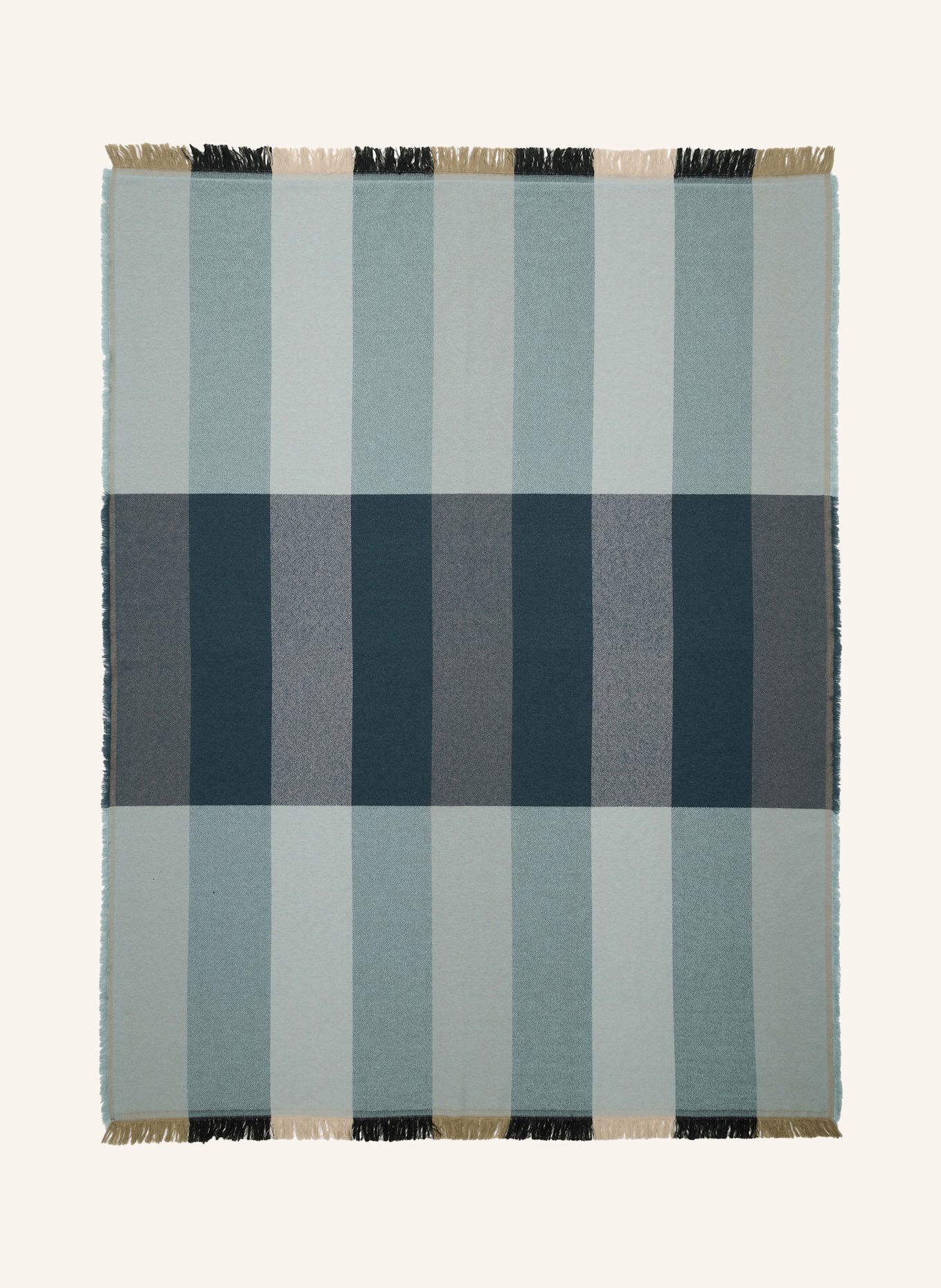 Marc O'Polo Plaid ERYK, Farbe: PETROL/ HELLBLAU/ BLAU (Bild 1)