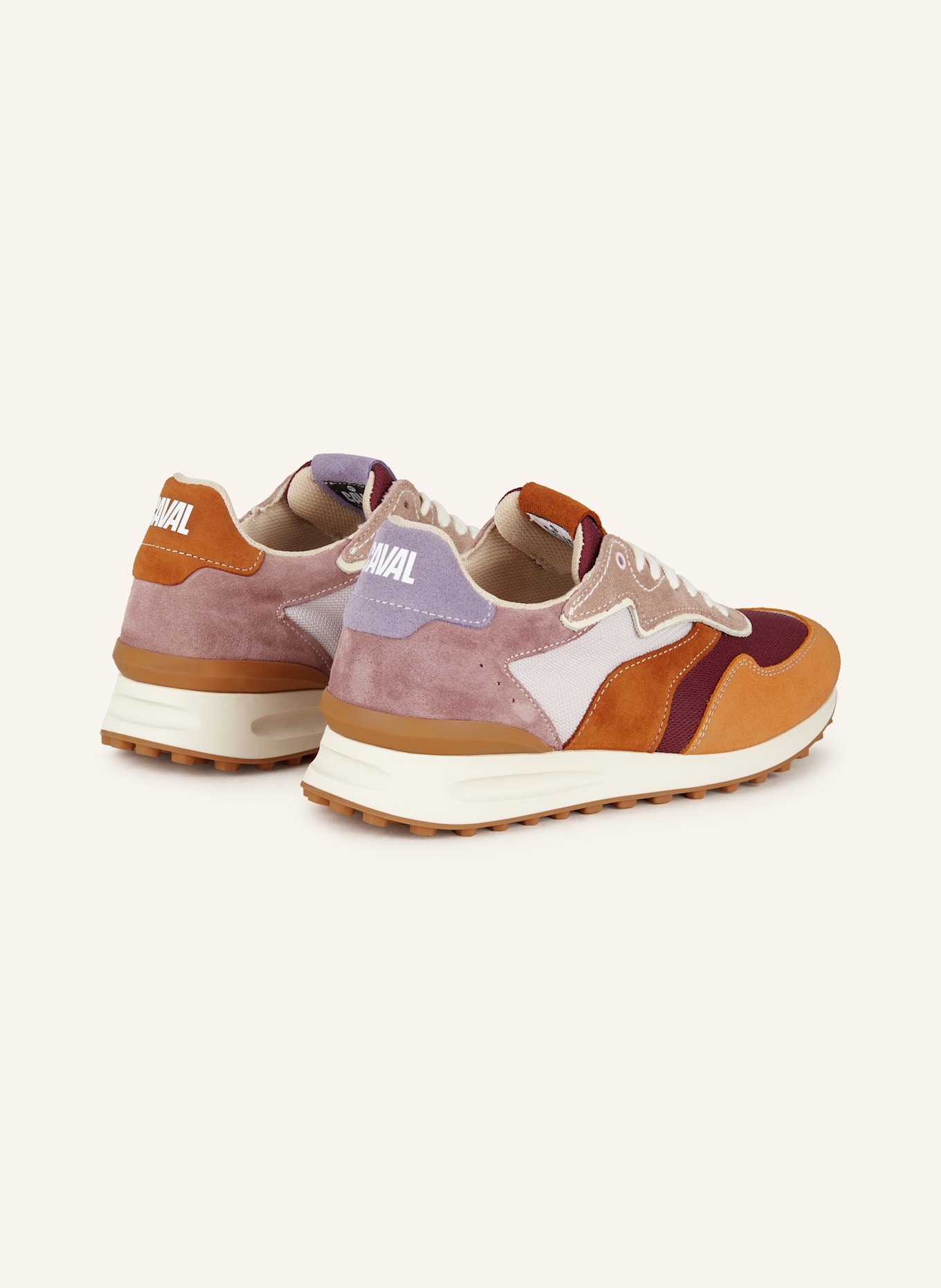 CAVAL Sneakers WAVE, Color: DARK ORANGE/ ROSE/ LIGHT PURPLE (Image 2)