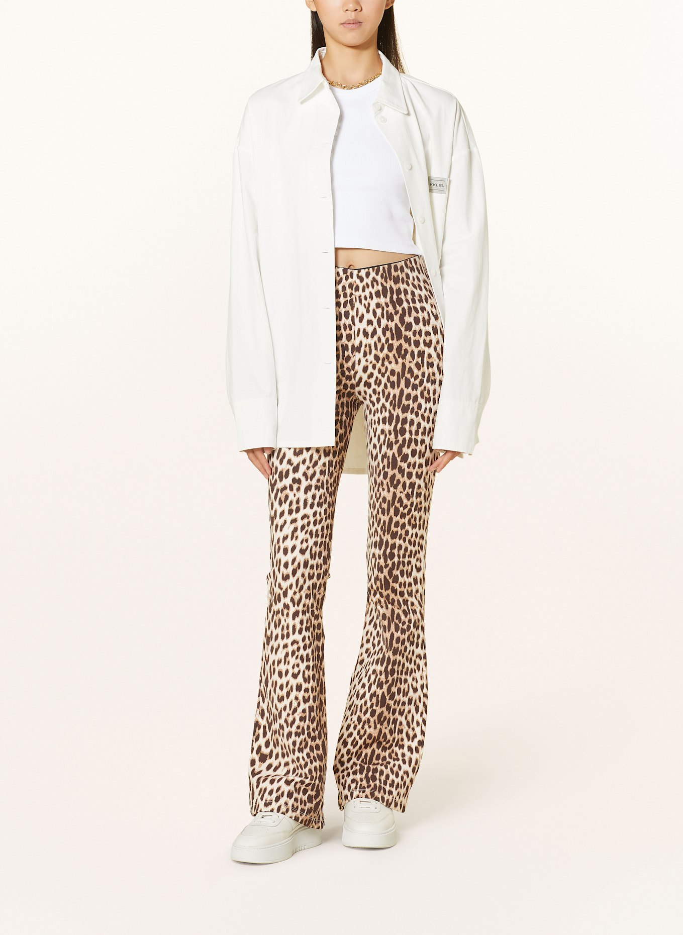 OH APRIL TIA leggings, Color: Ormand One Shoulder Dress in Wool (Image 2)