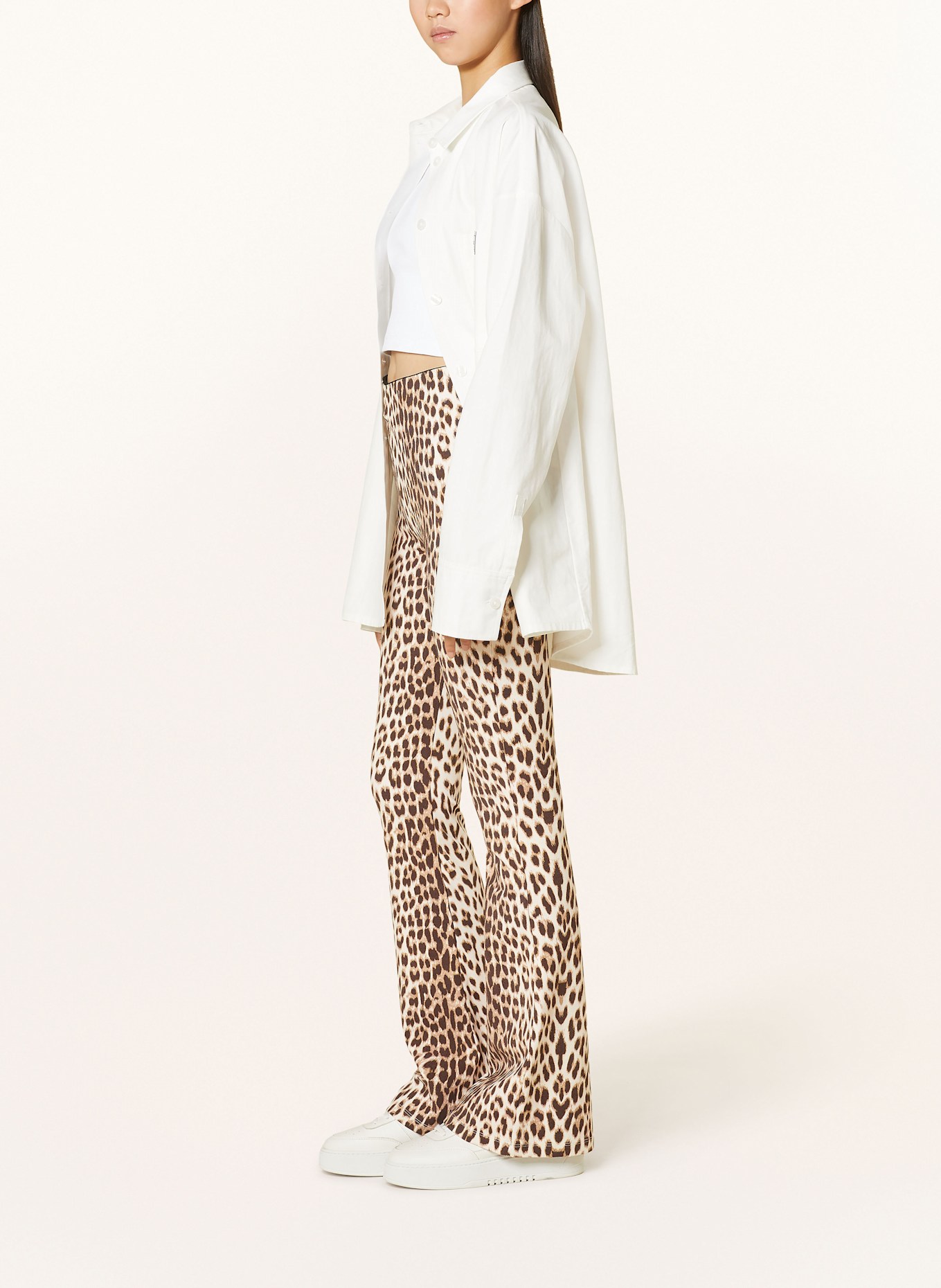 OH APRIL TIA leggings, Color: Ormand One Shoulder Dress in Wool (Image 4)
