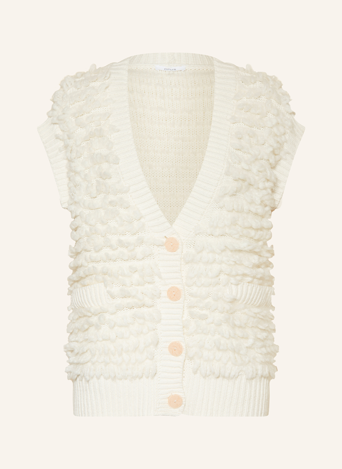 White knit vest hotsell