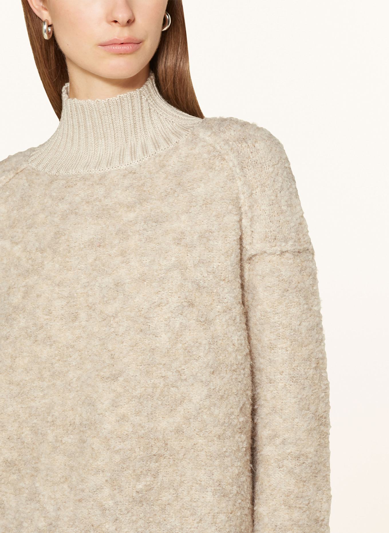 Jumper Opus Strickpullover Beige Opus Pulli Beige Opus Pullover