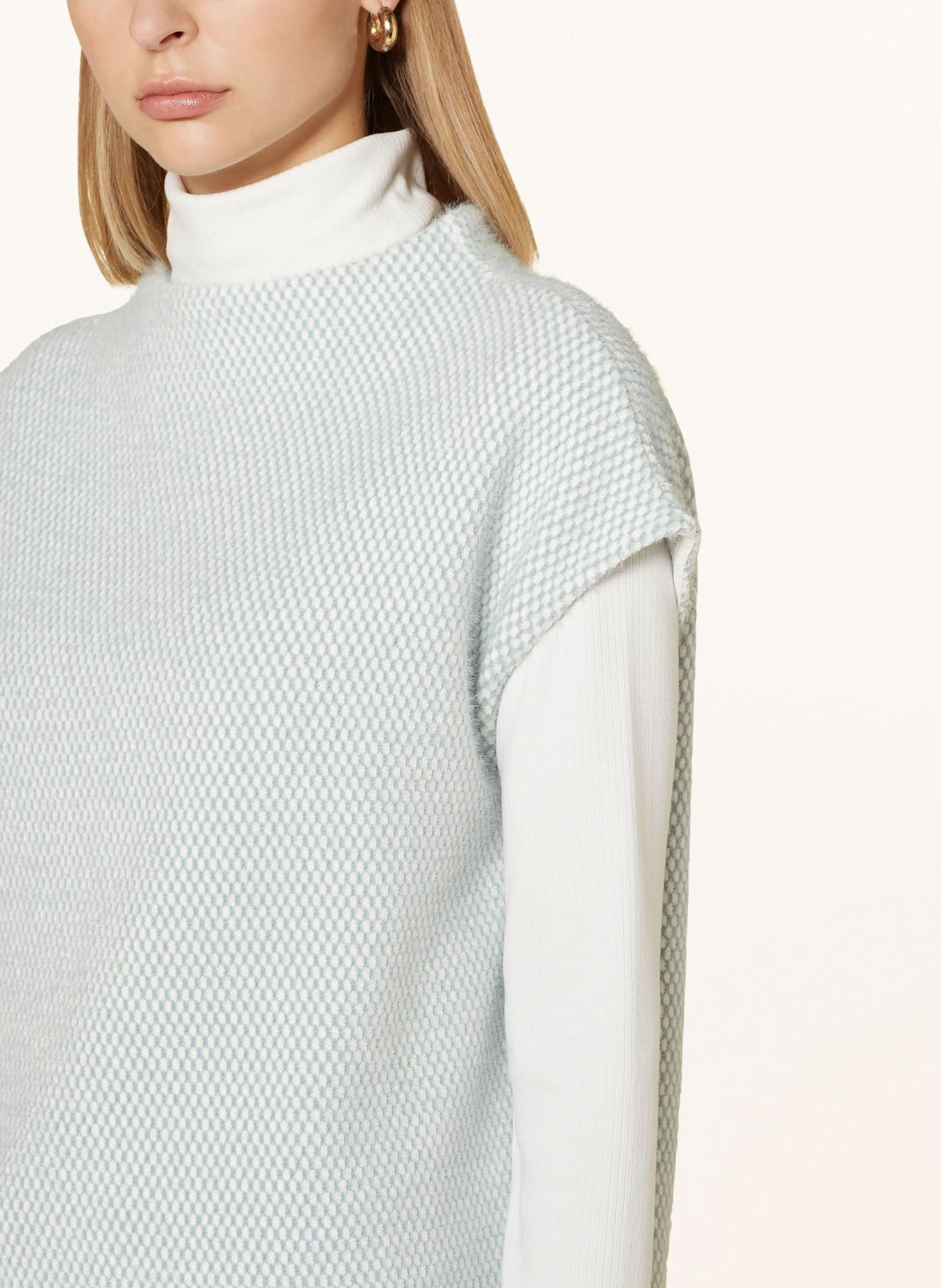 OPUS Dzianinowa koszulka GOFIR: MIĘTOWY / BIAŁY