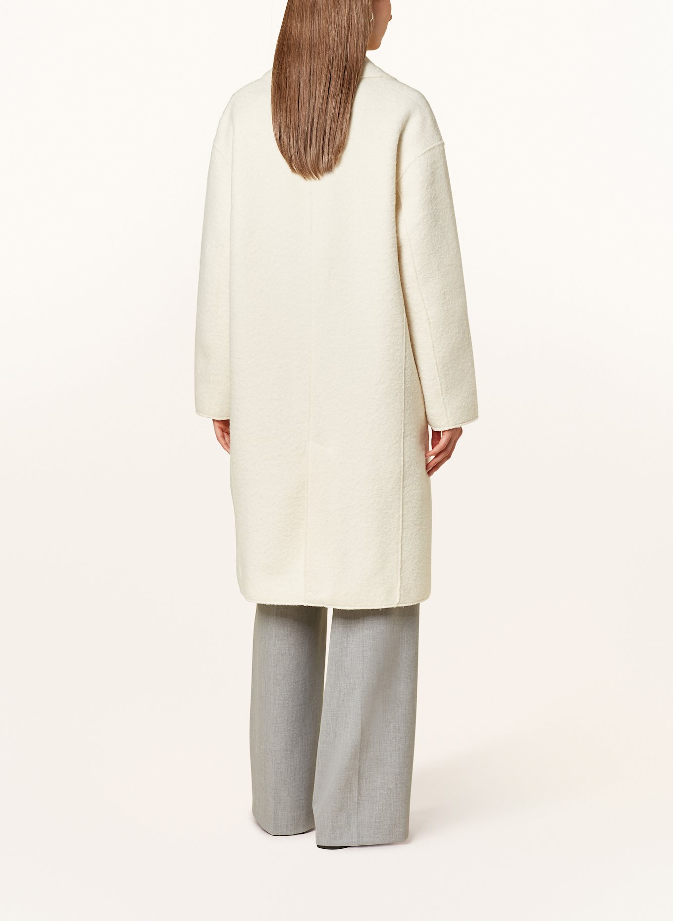 OPUS Bouclé-Mantel HANNIE: CREME