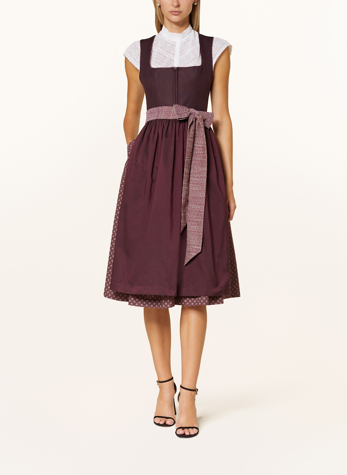 anno domini Dirndlbluse VICKY aus Spitze: WEISS