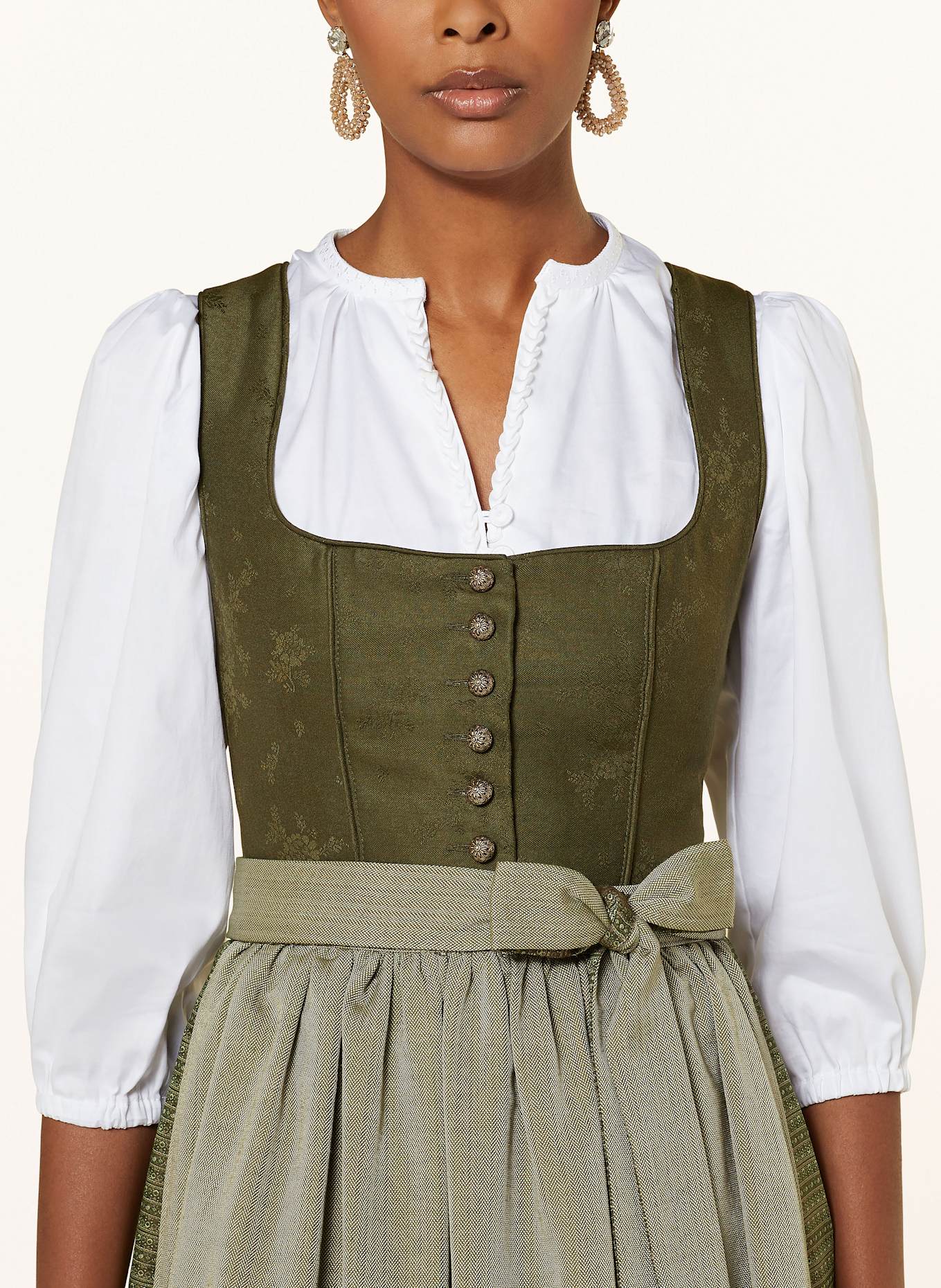 anno domini Dirndl JUDITH, Farbe: OLIV/ GRÜN (Bild 4)