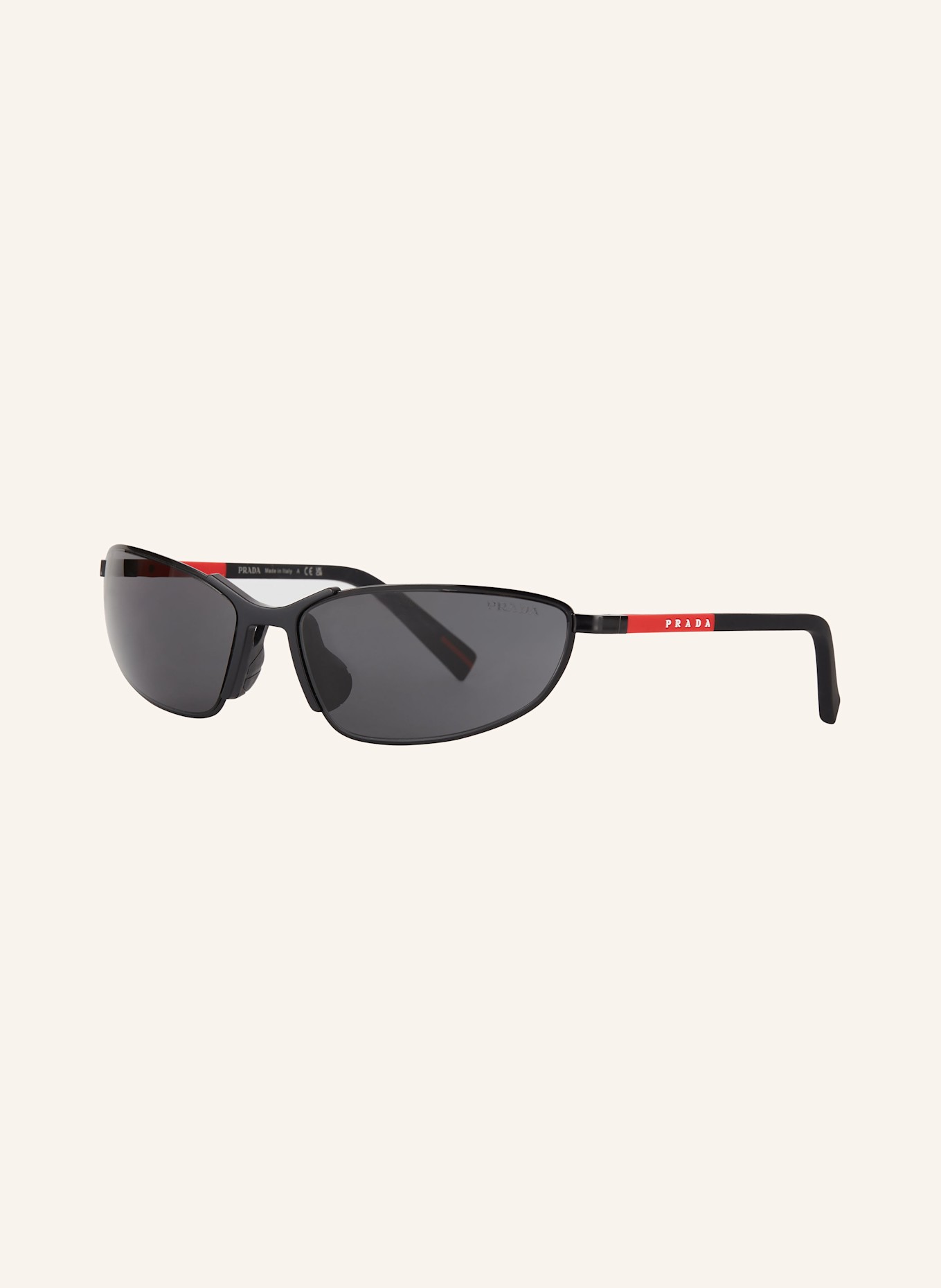 PRADA LINEA ROSSA Sonnenbrille PS 55ZS in 1bo06f schwarz