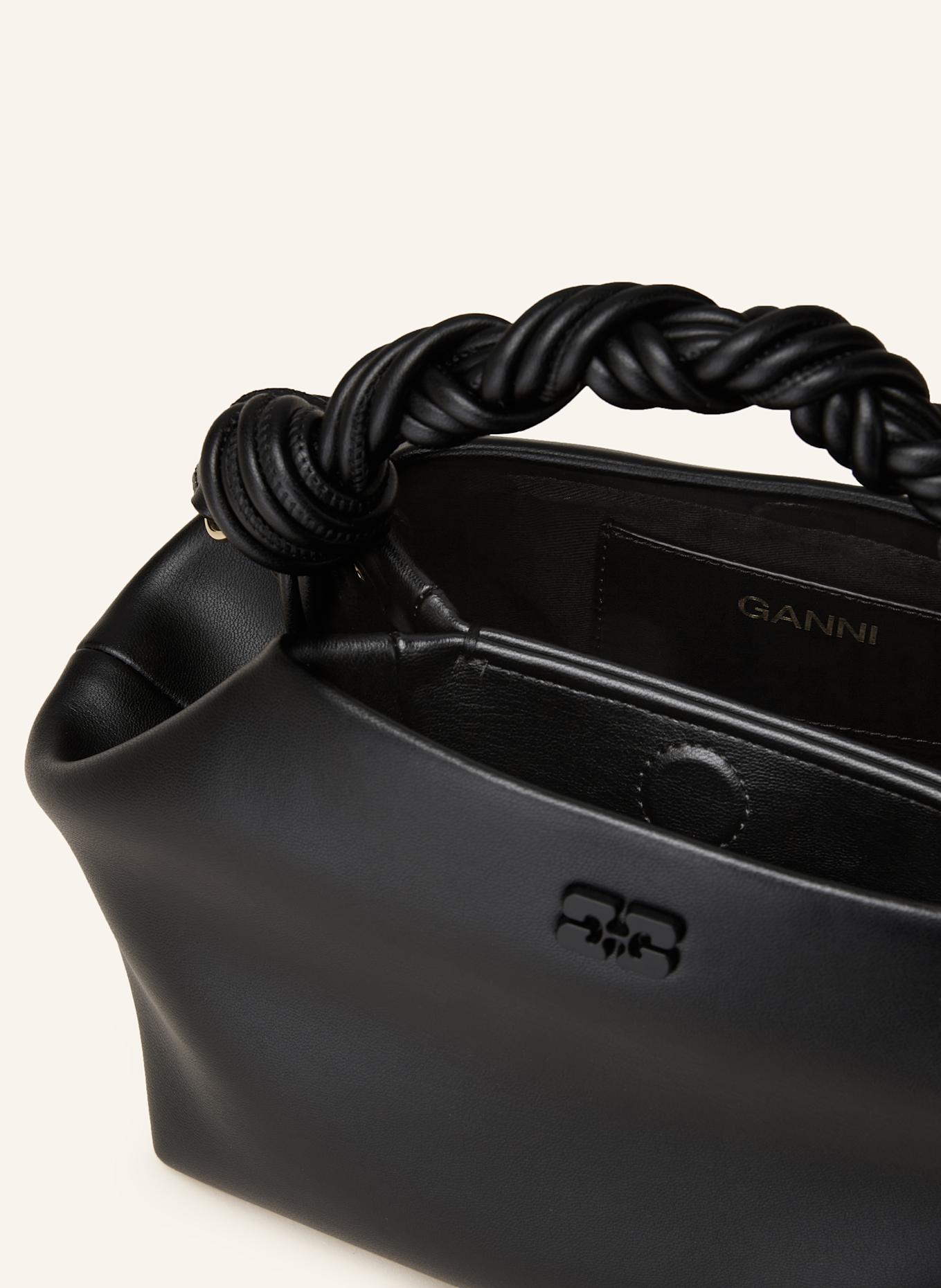 GANNI Handtasche BOU SMALL: SCHWARZ