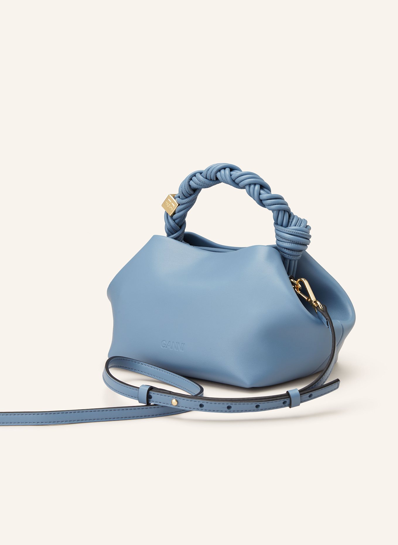 GANNI Torebka BOU BAG Small: JASNONIEBIESKI