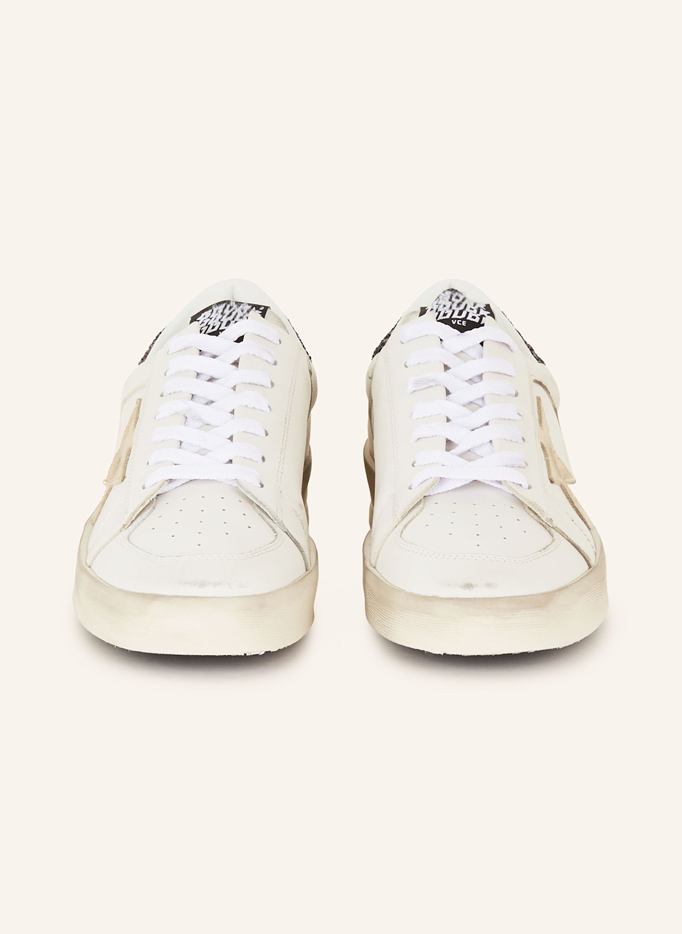 GOLDEN GOOSE Sneaker STARDAN, Farbe: WEISS/ SCHWARZ (Bild 3)