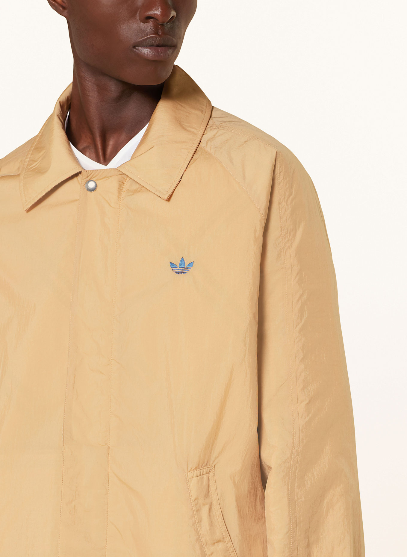 adidas Originals Mantel MAC zum Wenden in camel dunkelbraun rot