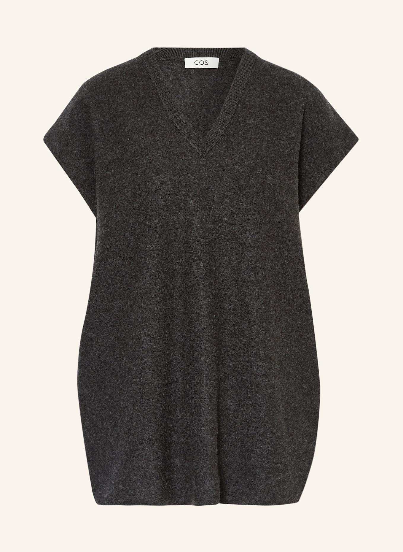 COS Oversized-Pullunder: DUNKELGRAU