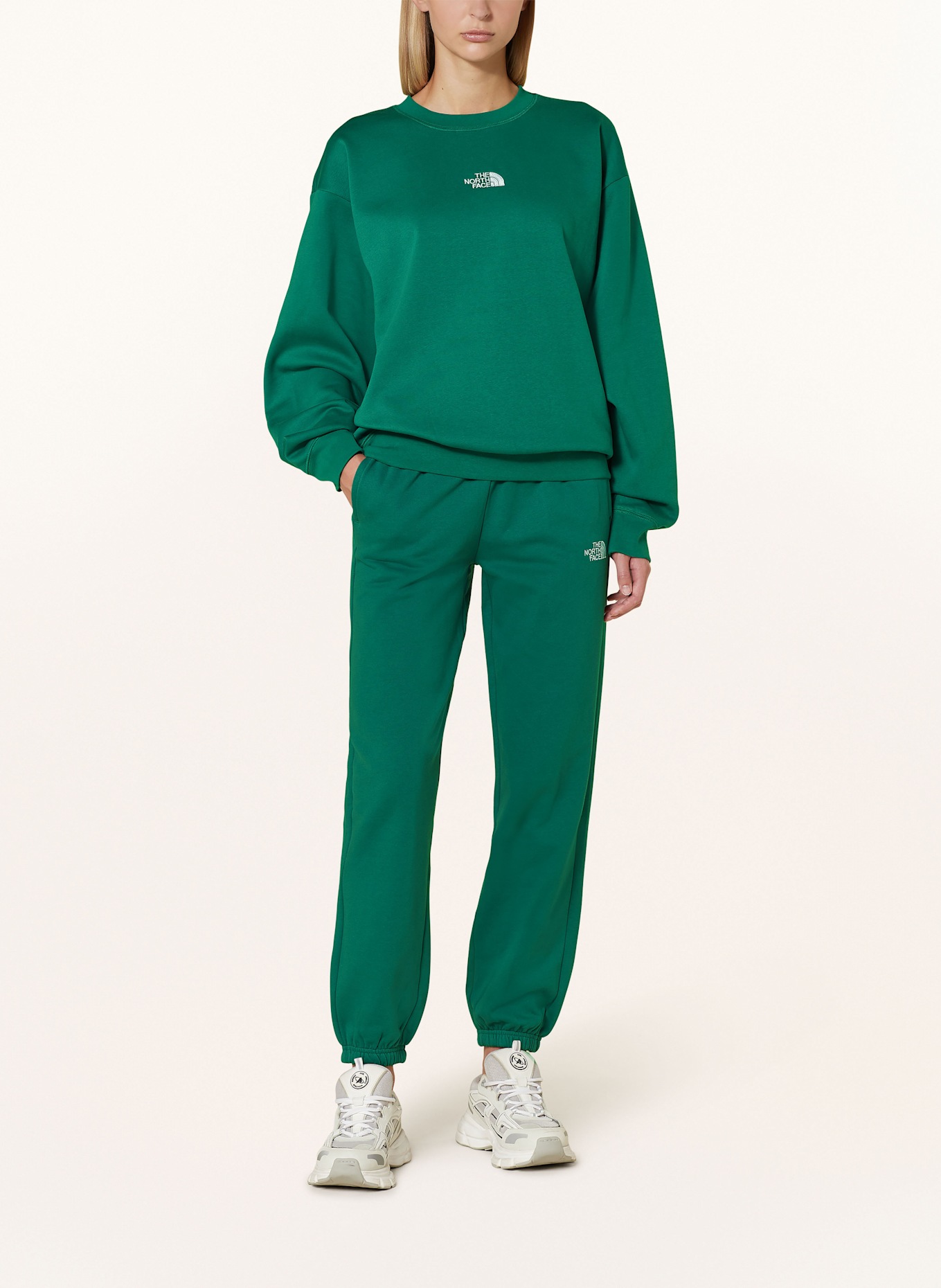 THE NORTH FACE Sweatpants ESSENTIAL in dark green