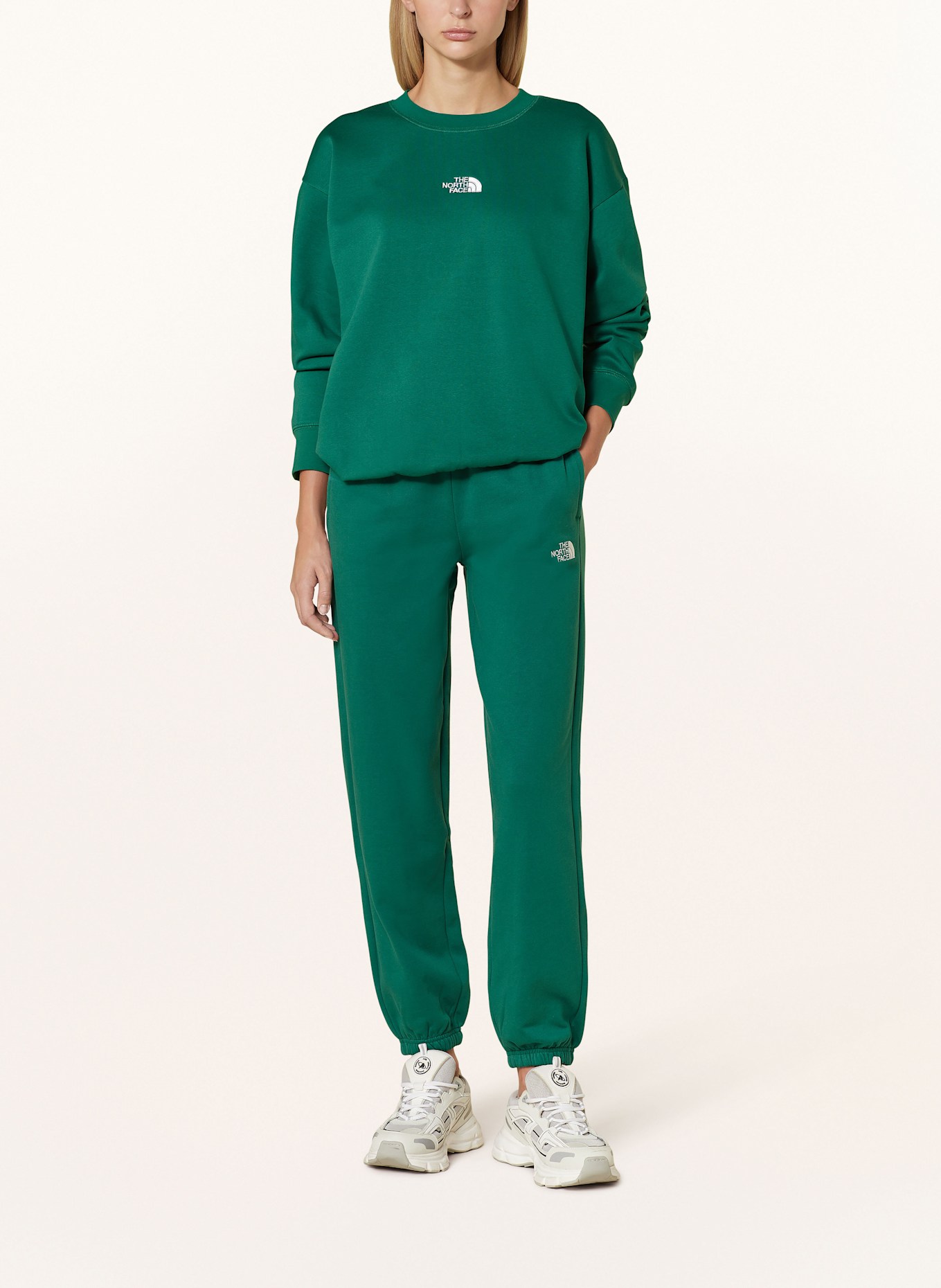 THE NORTH FACE Oversized-Sweatshirt ESSENTIAL: GRÜN