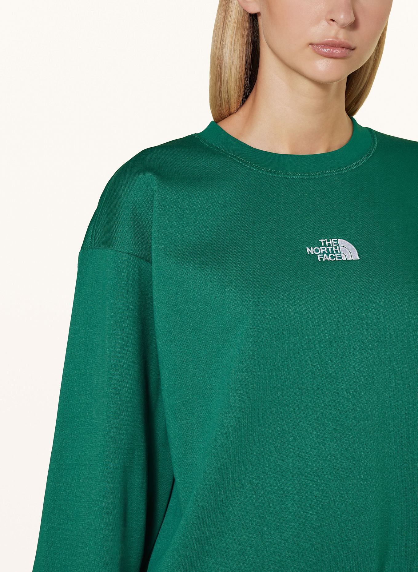 THE NORTH FACE Oversized-Sweatshirt ESSENTIAL: GRÜN