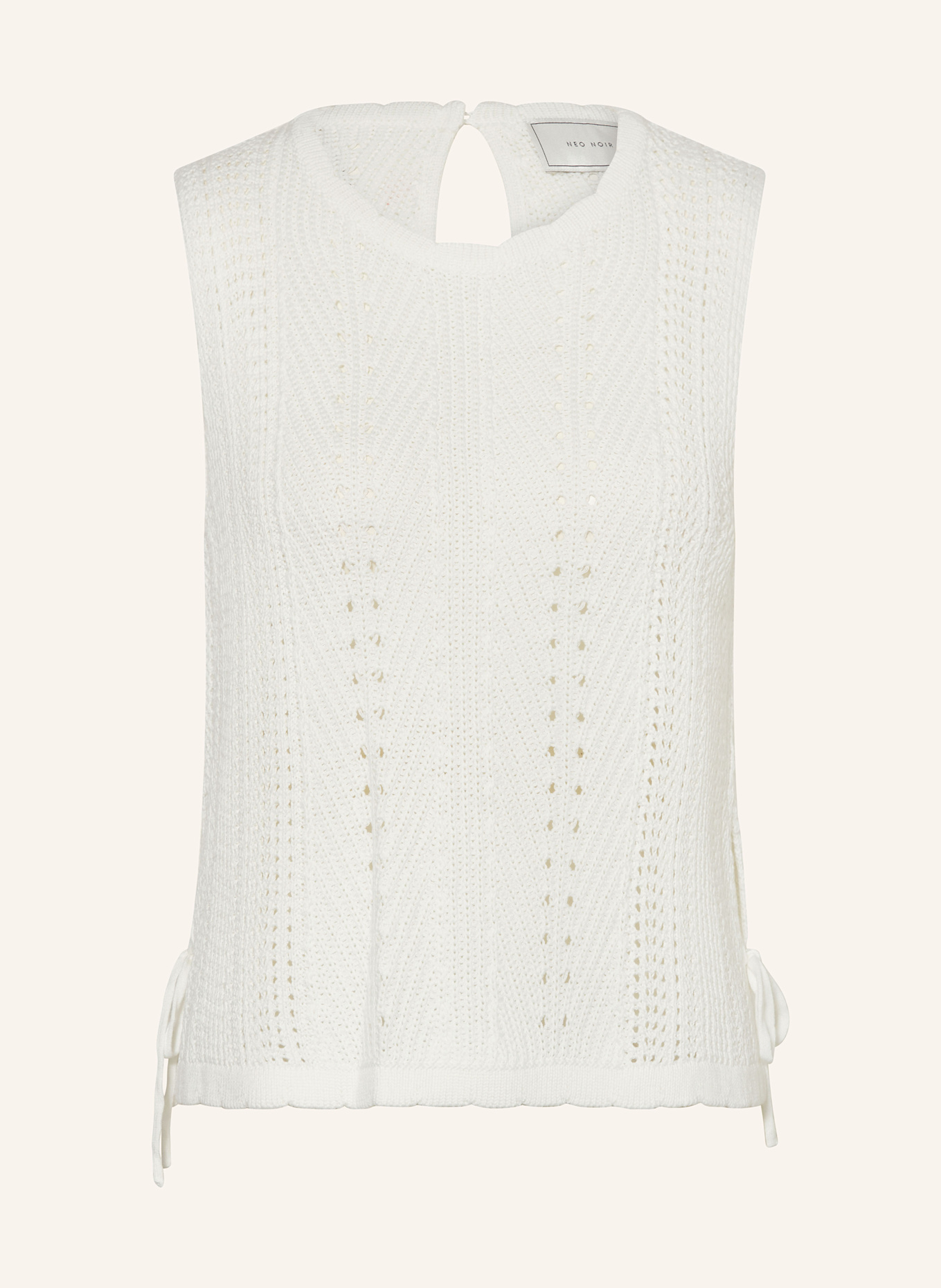 NEO NOIR Knitted top ARITZA, Color: ECRU (Image 1)