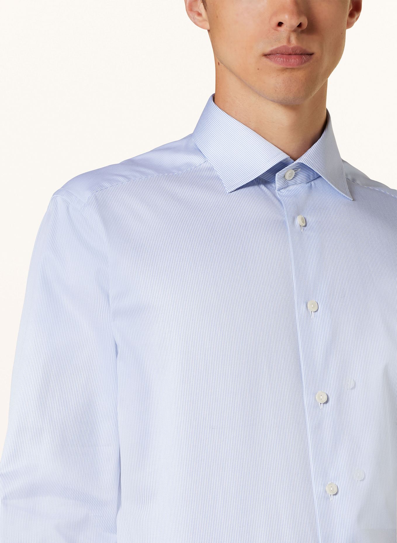 ETON Shirt regular fit, Color: LIGHT BLUE/ WHITE (Image 4)