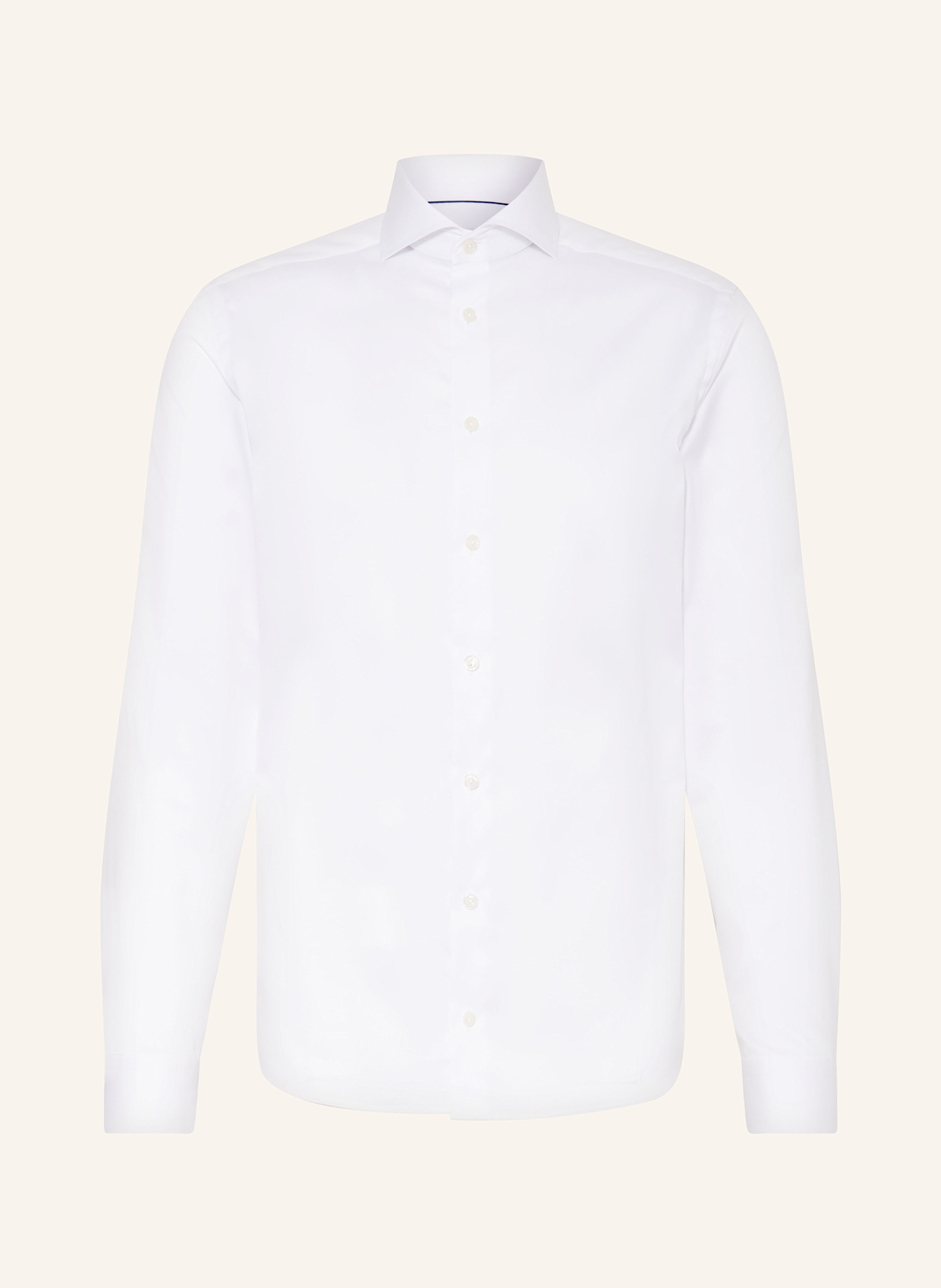 ETON Overdyed button-up shirt Mario jacket Blu: WHITE