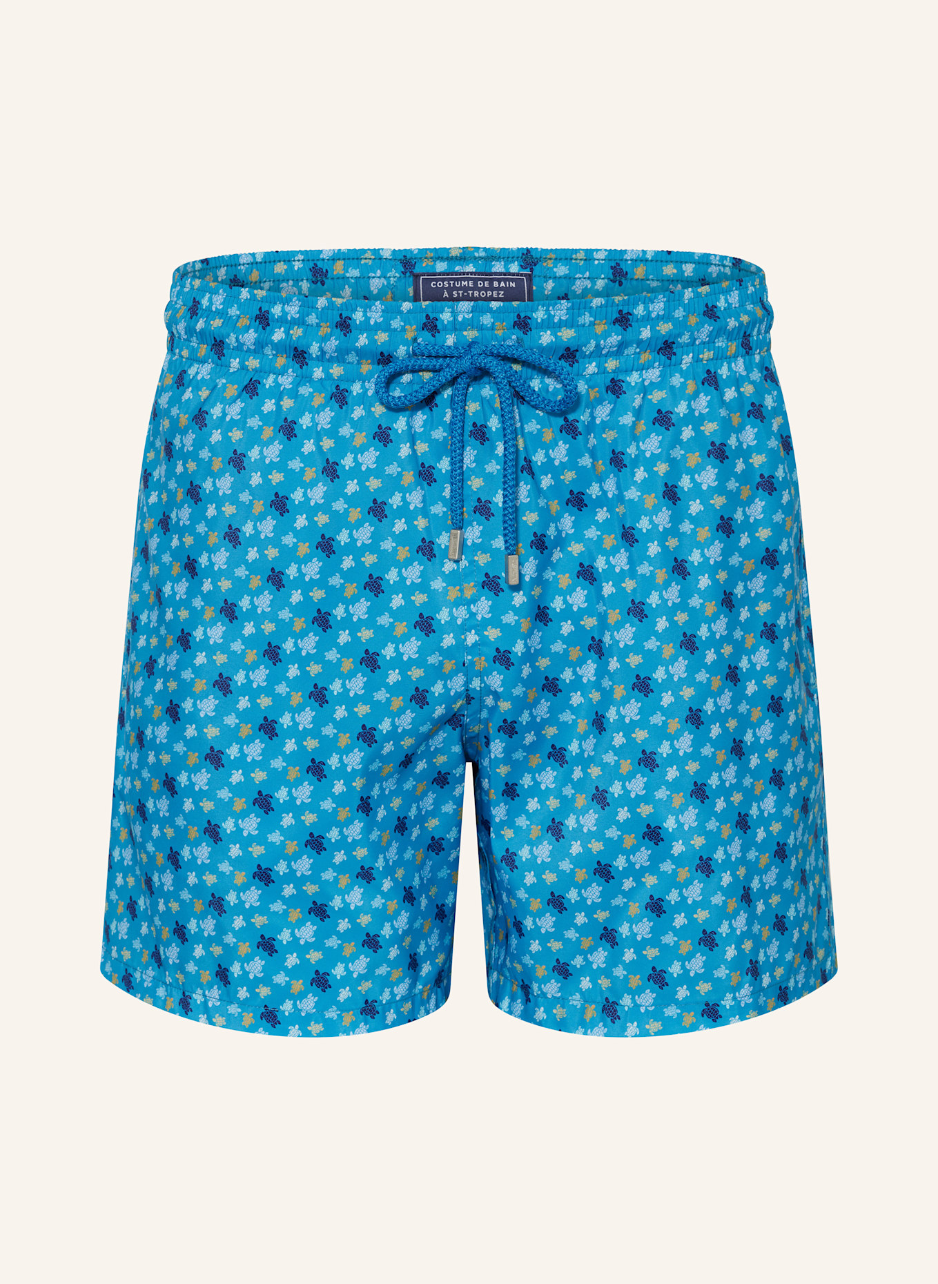 VILEBREQUIN Swim shorts MAHINA, Color: TURQUOISE/ YELLOW/ LIGHT BLUE (Image 1)