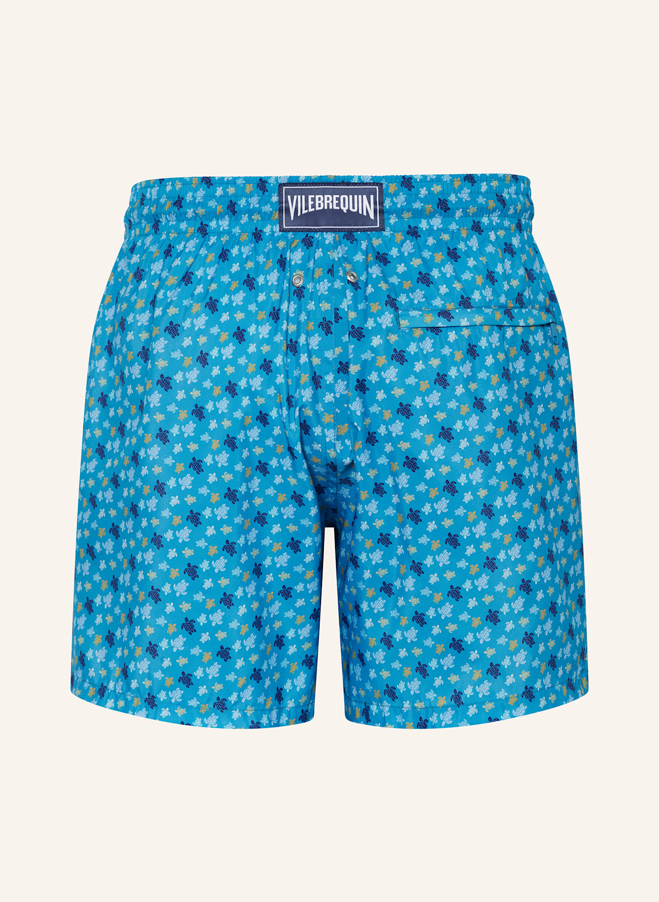 VILEBREQUIN Swim shorts MAHINA, Color: TURQUOISE/ YELLOW/ LIGHT BLUE (Image 2)