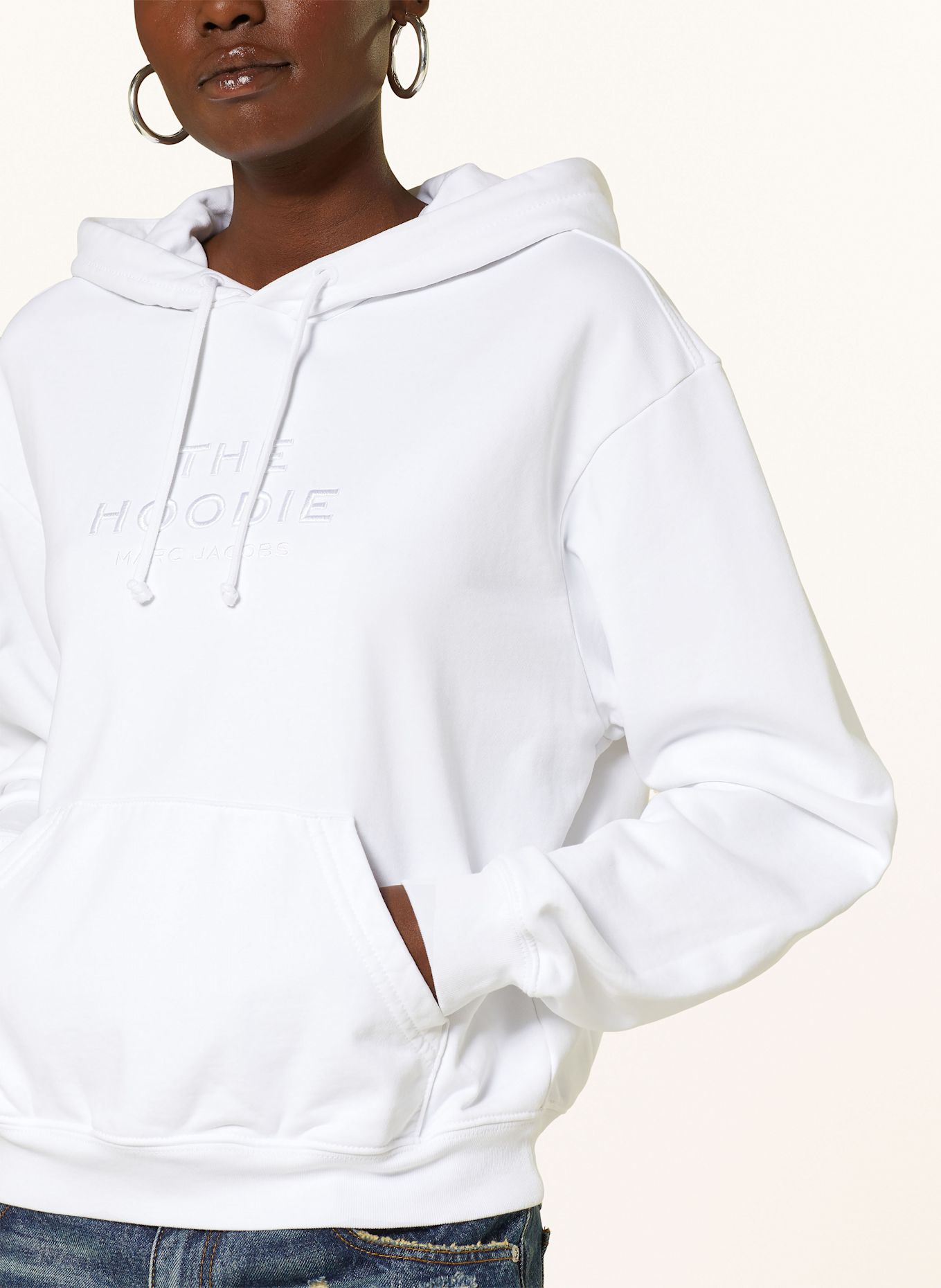 MARC JACOBS Hoodie THE HOODIE, Color: WHITE (Image 5)