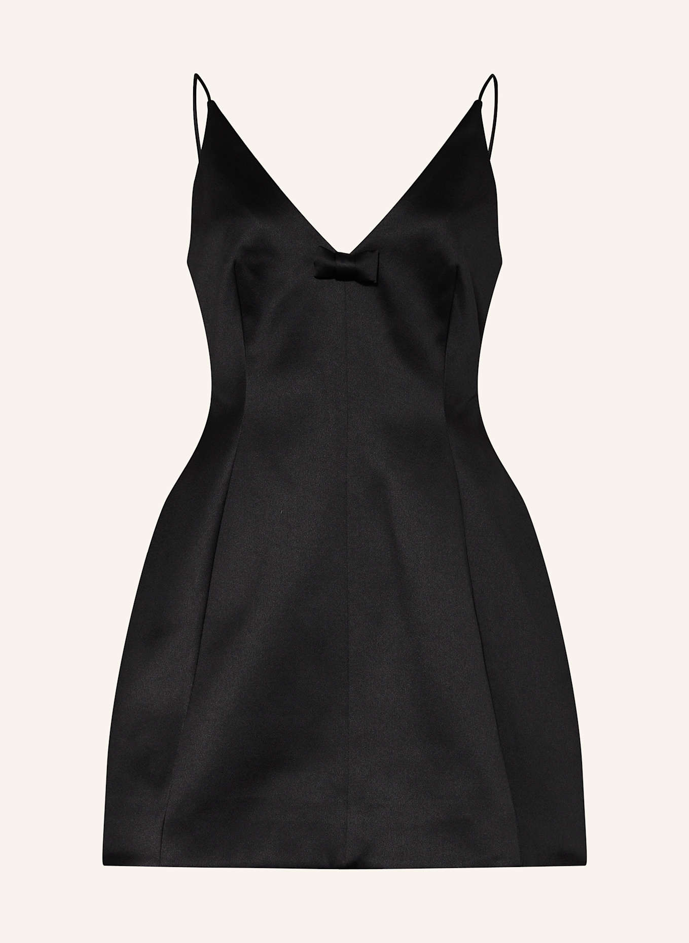 MARC JACOBS Satinkleid THE SATIN BOW DRESS in schwarz