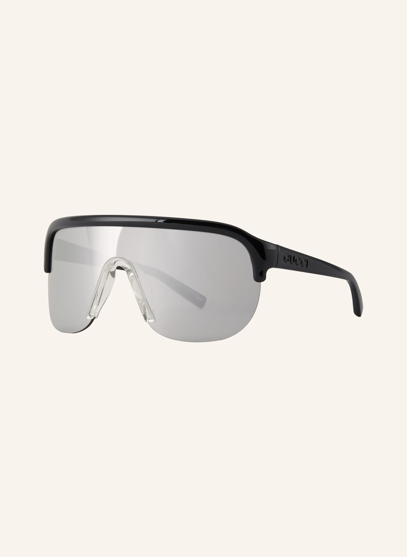 GUCCI Sonnenbrille GC002203: 1100V1 - SCHWARZ/ GRAU