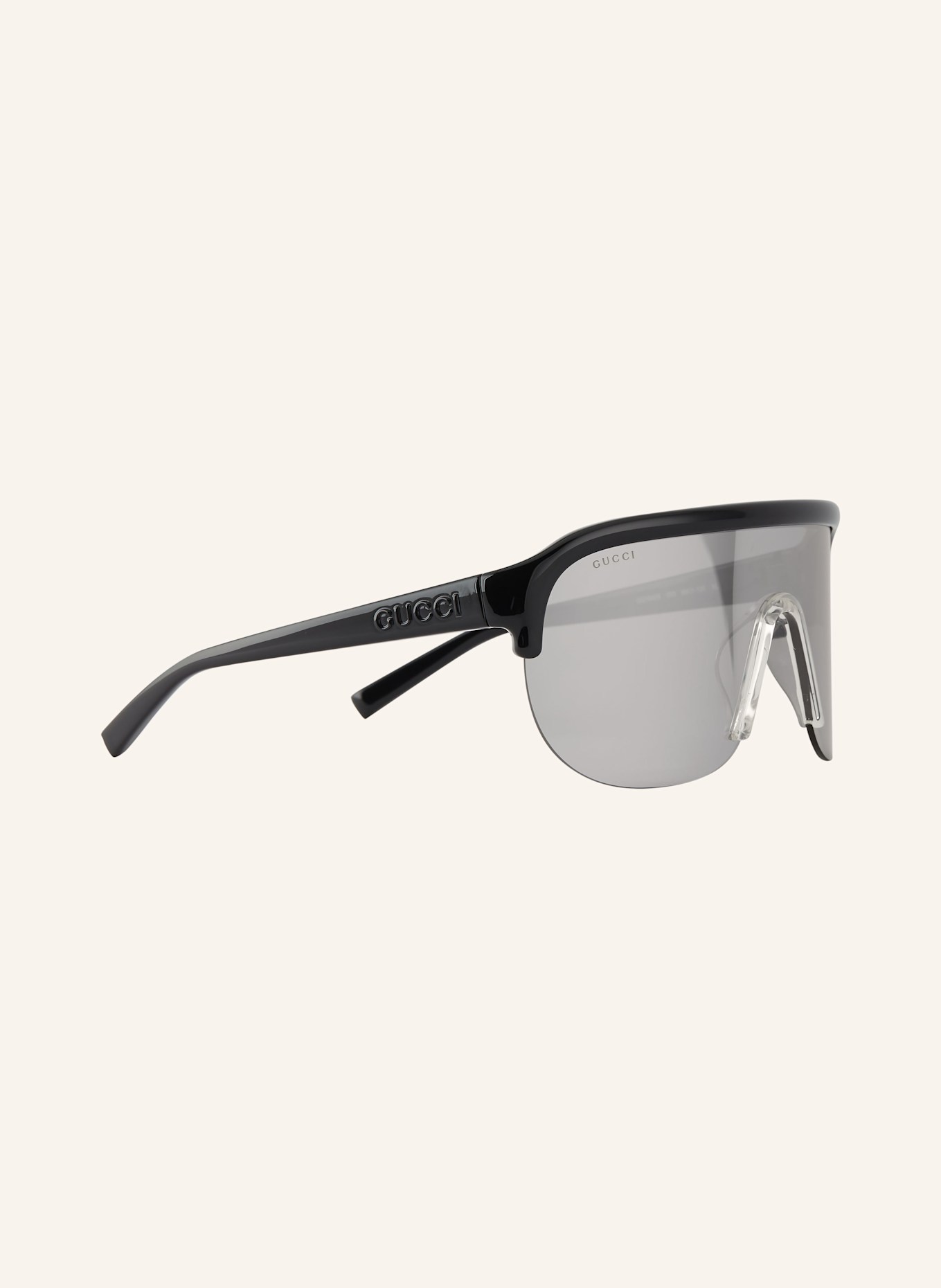 GUCCI Sonnenbrille GC002203: 1100V1 - SCHWARZ/ GRAU