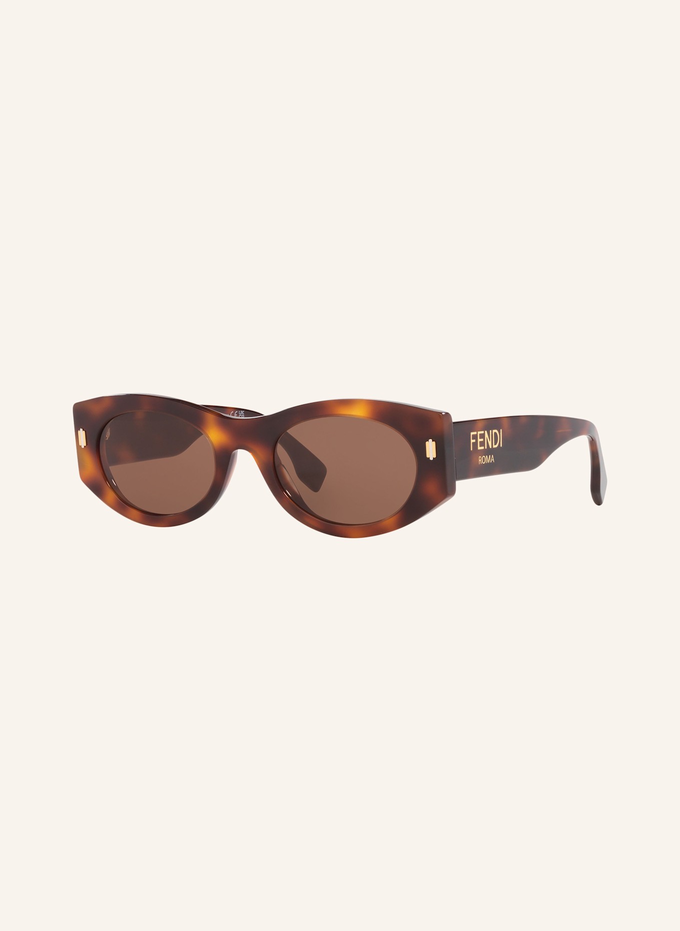 Fendi sunglasses havana brown outlet