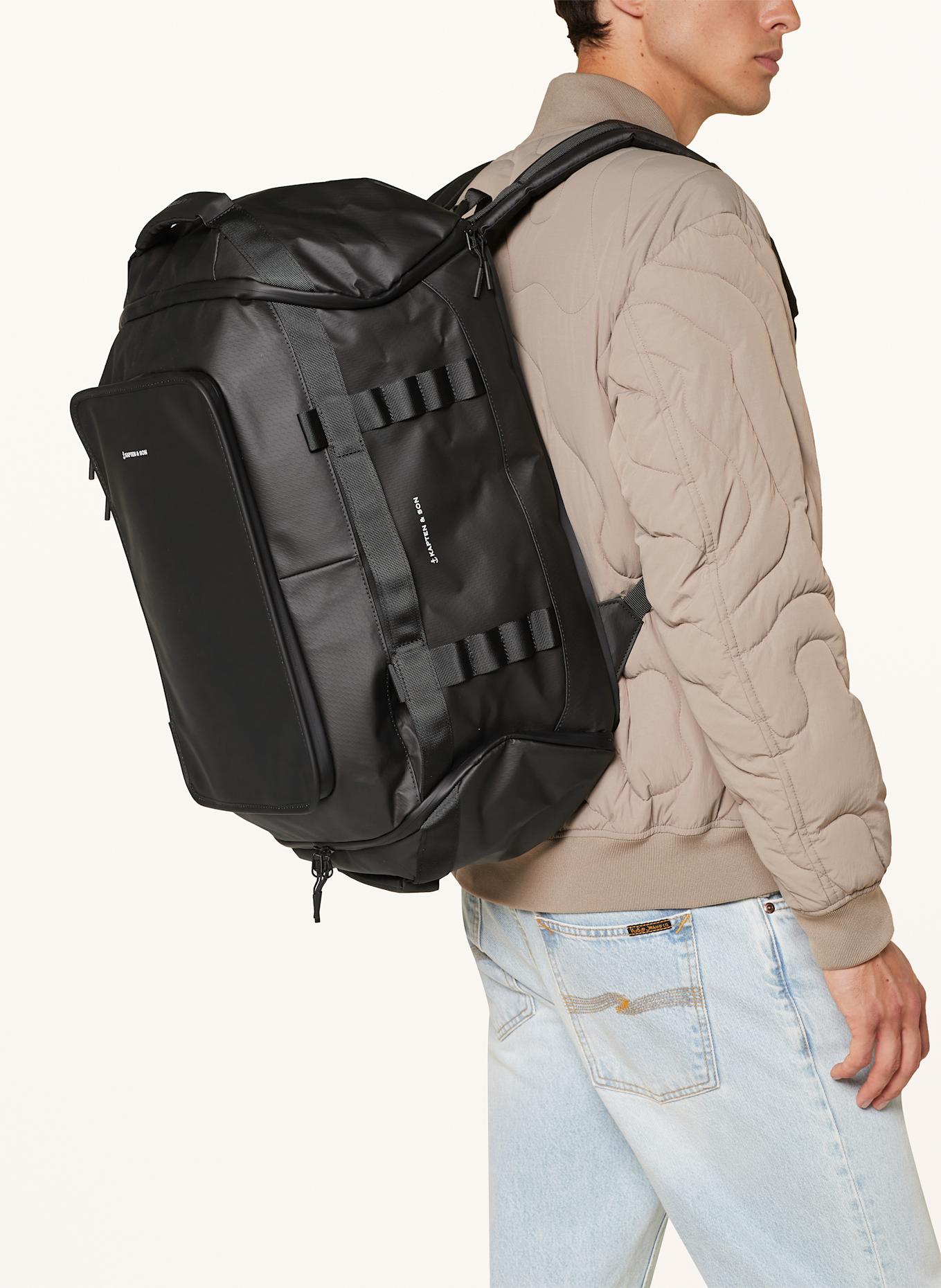 KAPTEN & SON Backpack LISBON, Color: BLACK (Image 5)