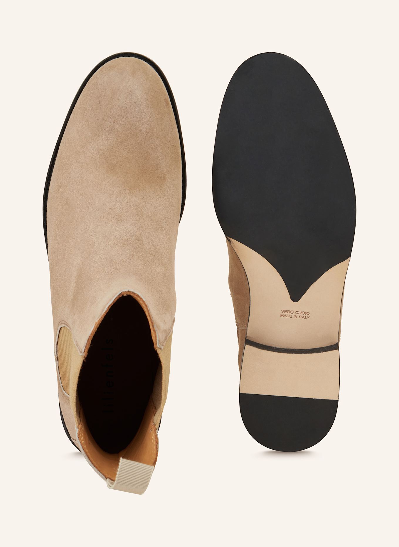 lilienfels Chelsea-Boots: BEIGE