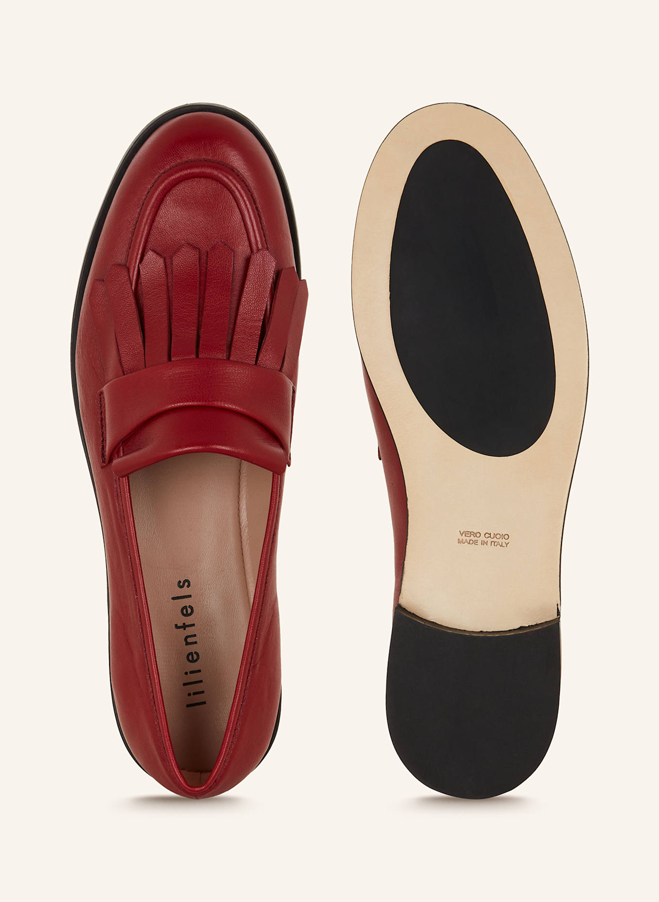 lilienfels Loafers: DARK RED