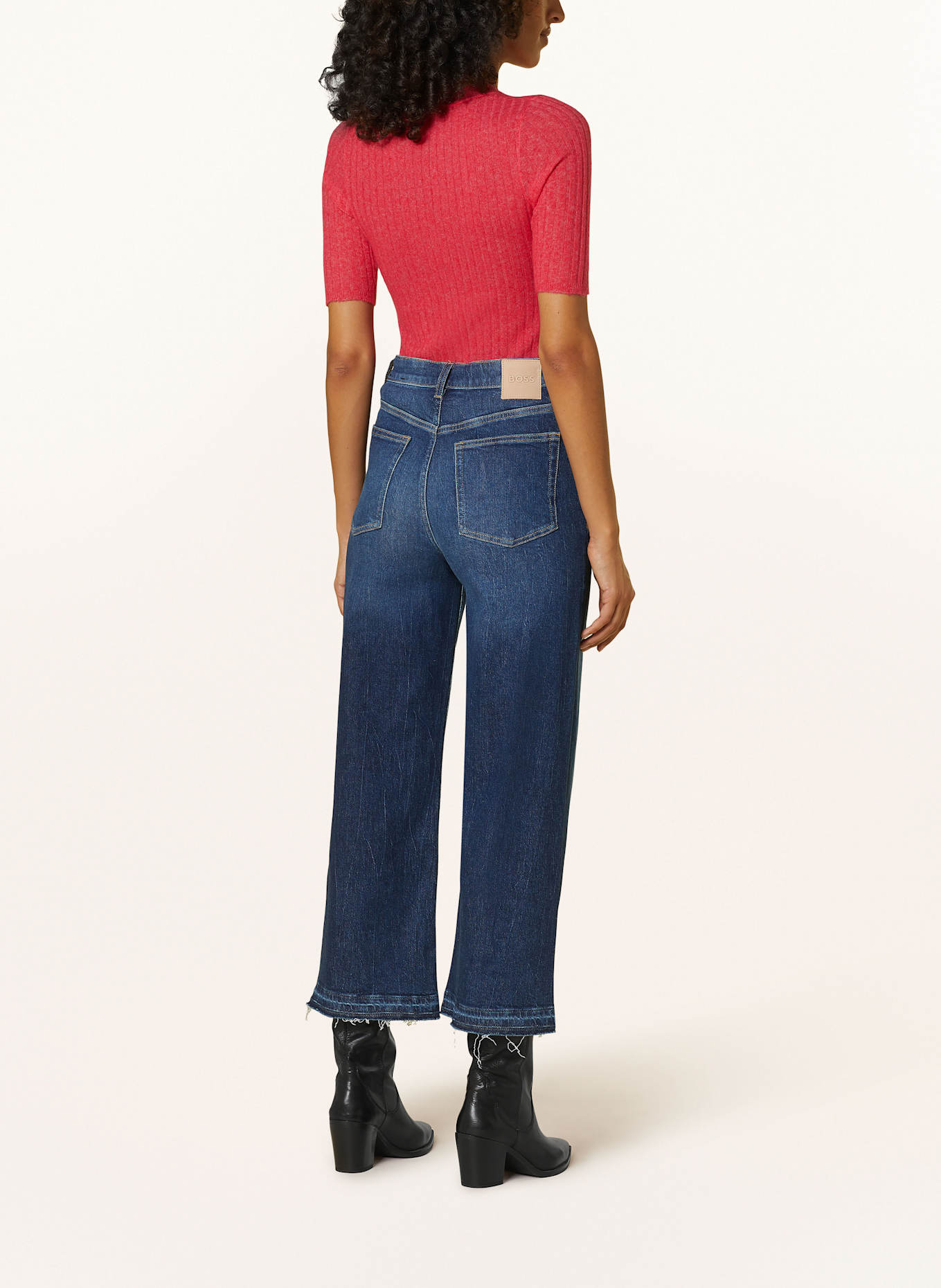 BOSS 7/8-Jeans MARLENE, Farbe: 417 NAVY (Bild 3)