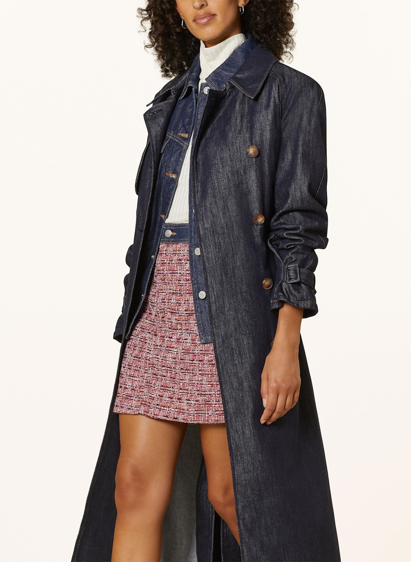 BOSS Bouclé-Rock VEED: FUCHSIA/ DUNKELBLAU