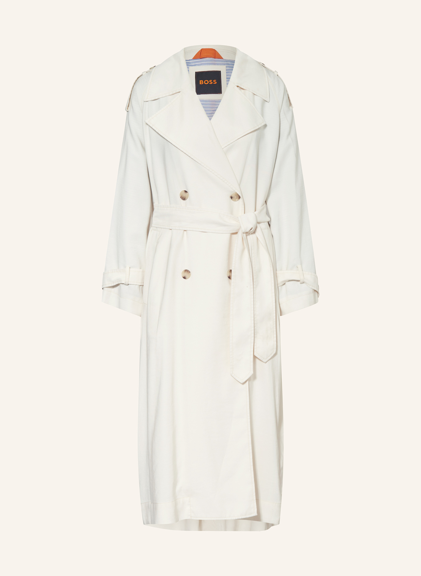 BOSS Trenchcoat COLUENT: WEISS