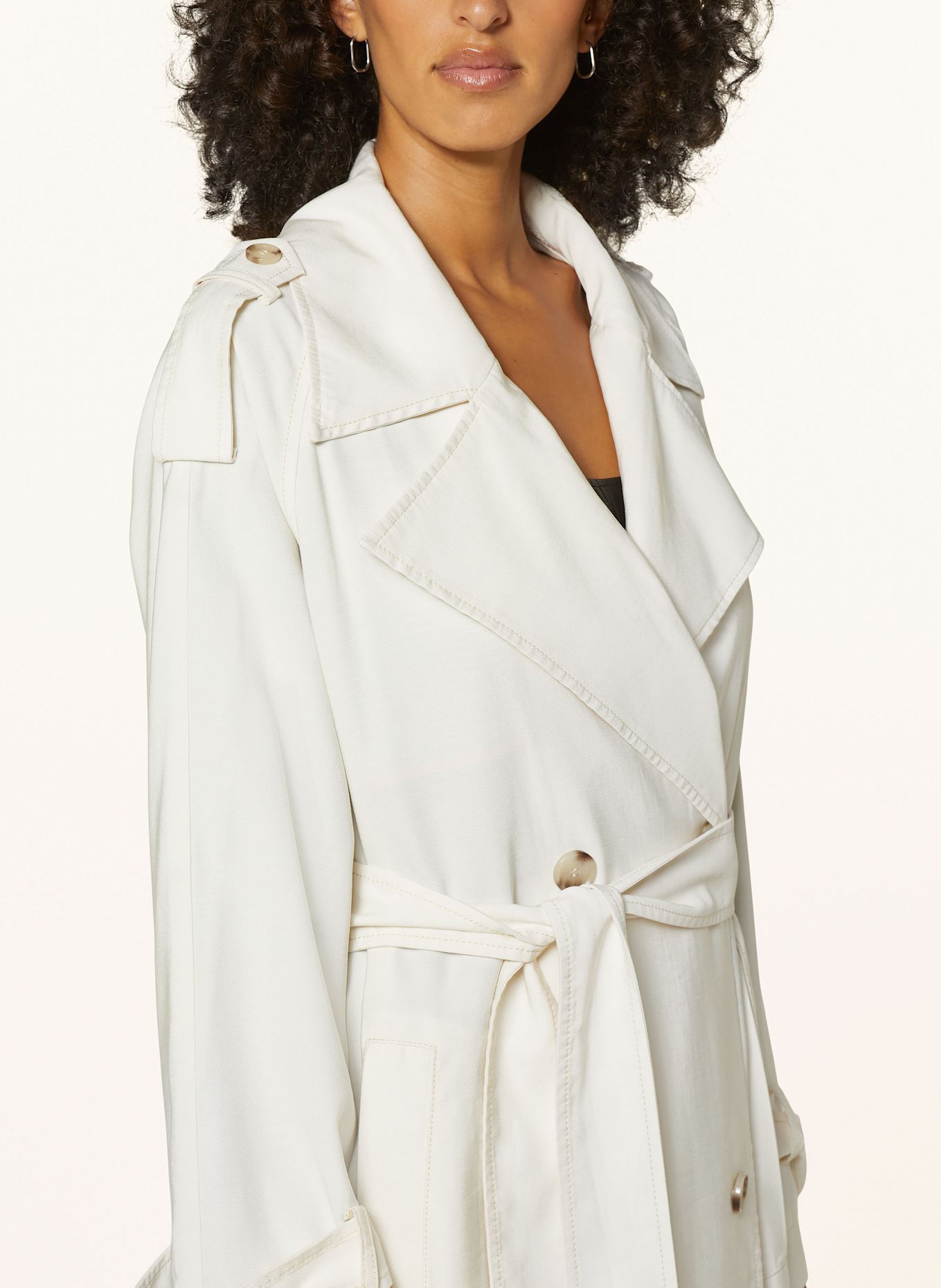 BOSS Trenchcoat COLUENT: WEISS
