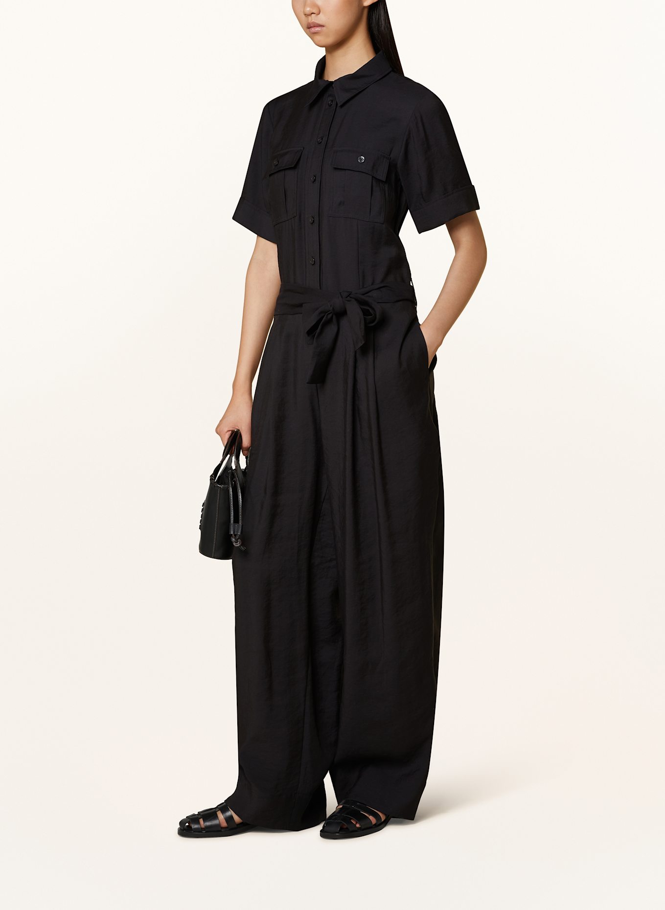 REISS Jumpsuit JOANIE: SCHWARZ