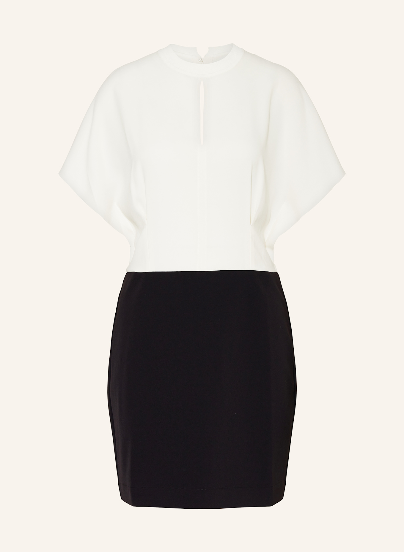 REISS Kleid MARLOWE in creme schwarz