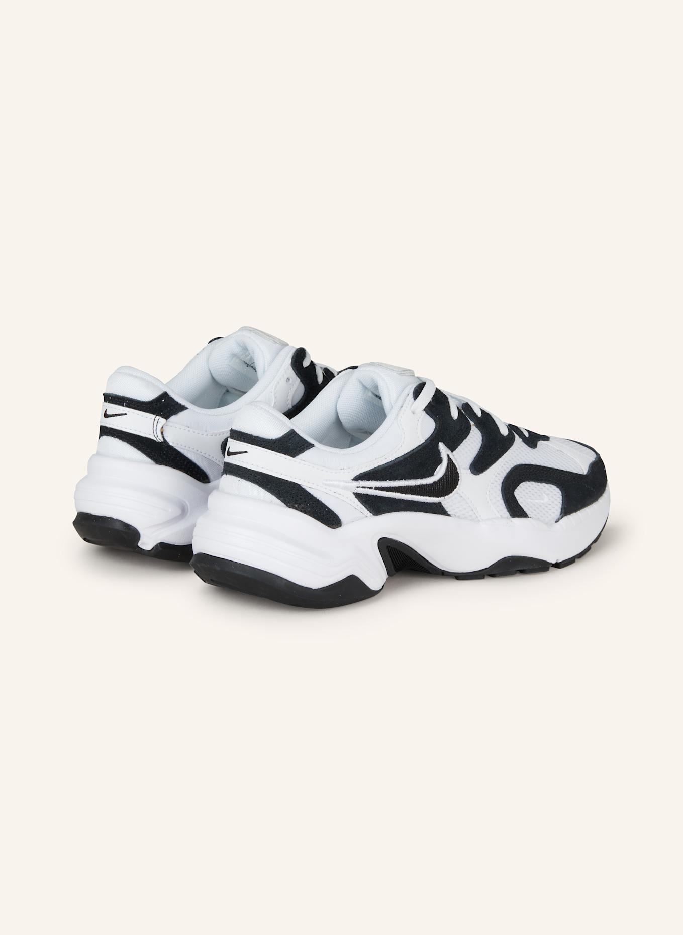 Nike Platform sneaker AL8 in white black