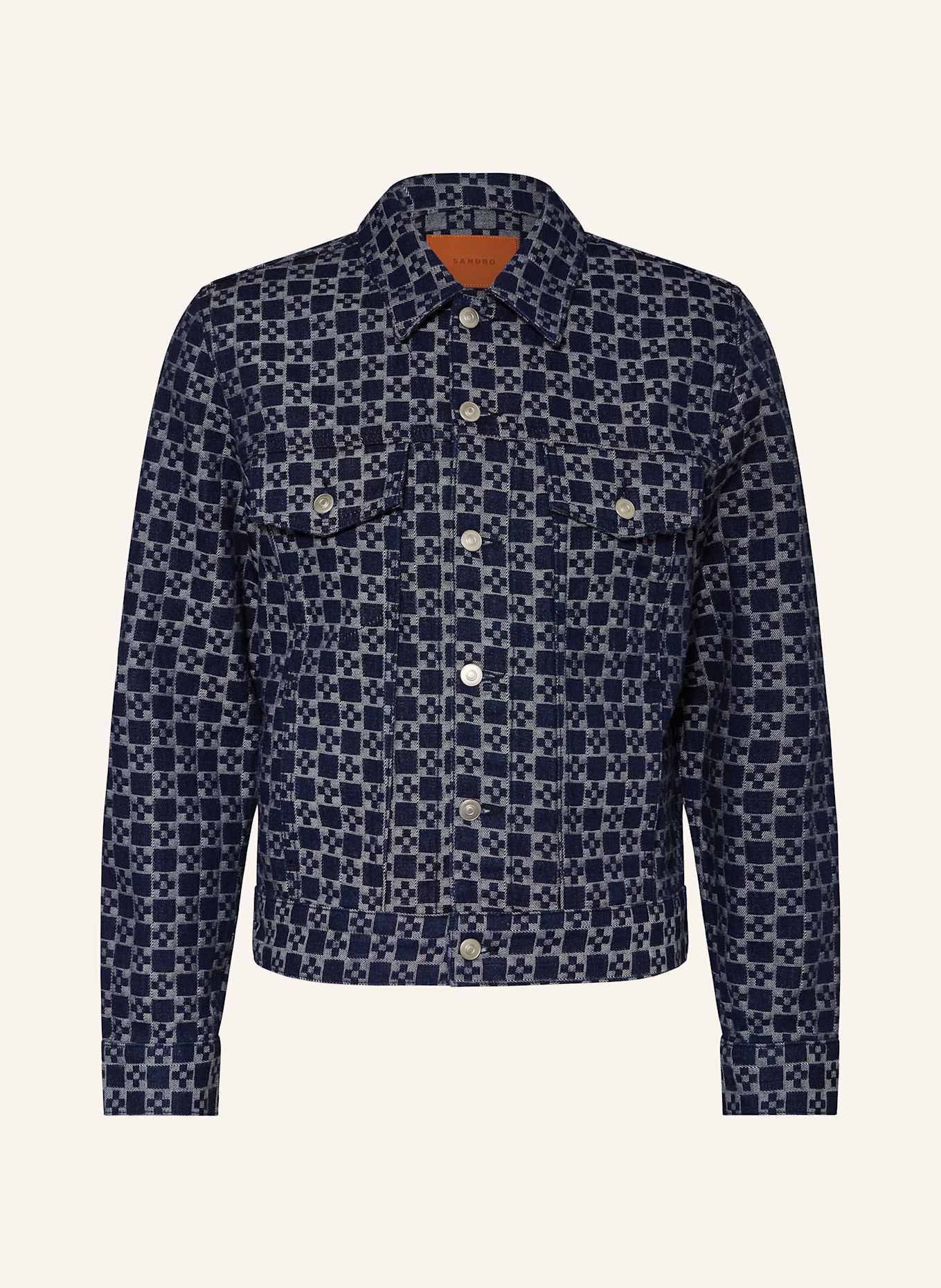 Sandro denim jacket cheap