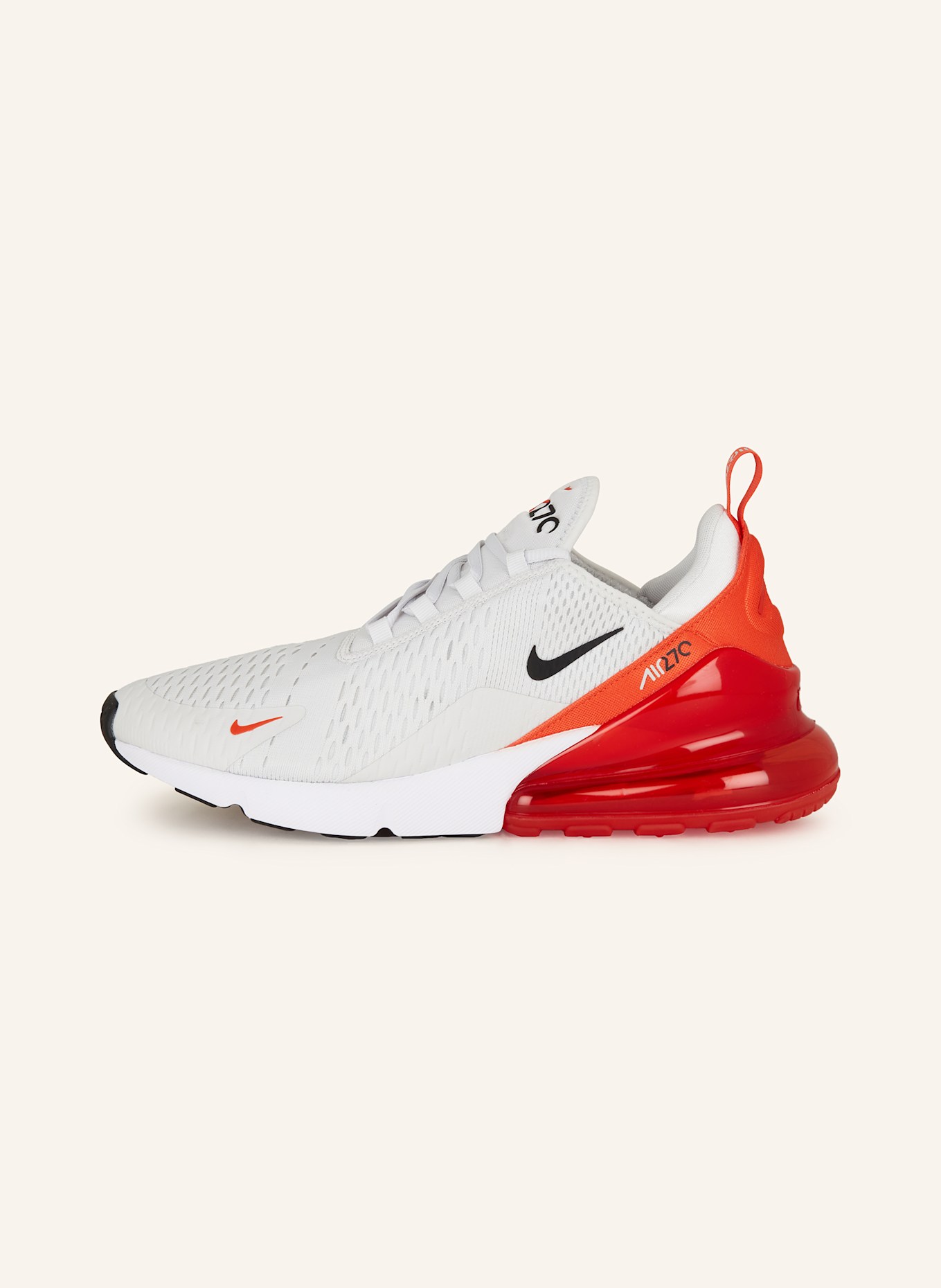 Nike Sneaker AIR MAX 270 in hellgrau rot