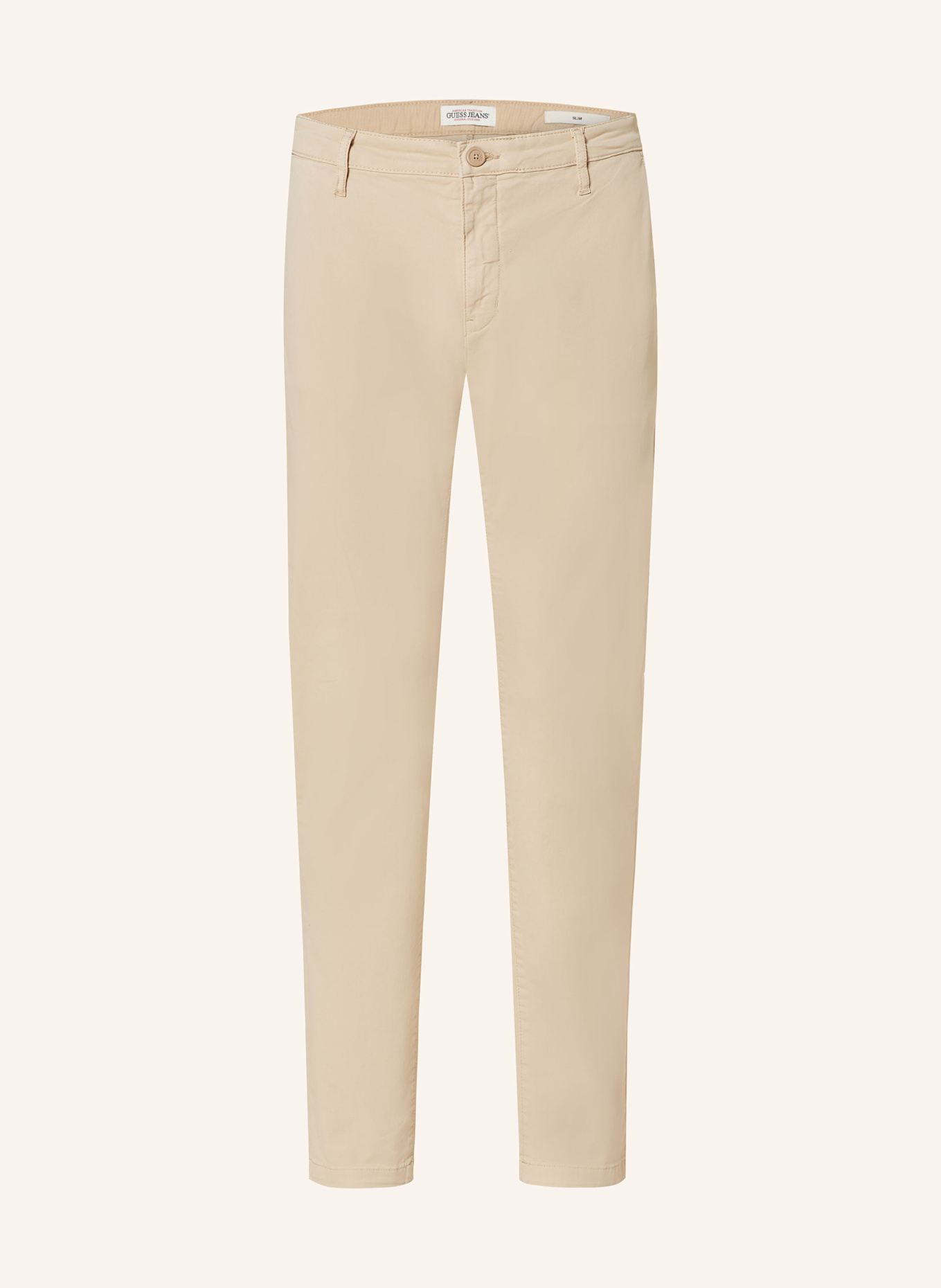 GUESS JEANS Chinos slim fit, Color: LIGHT BROWN (Image 1)