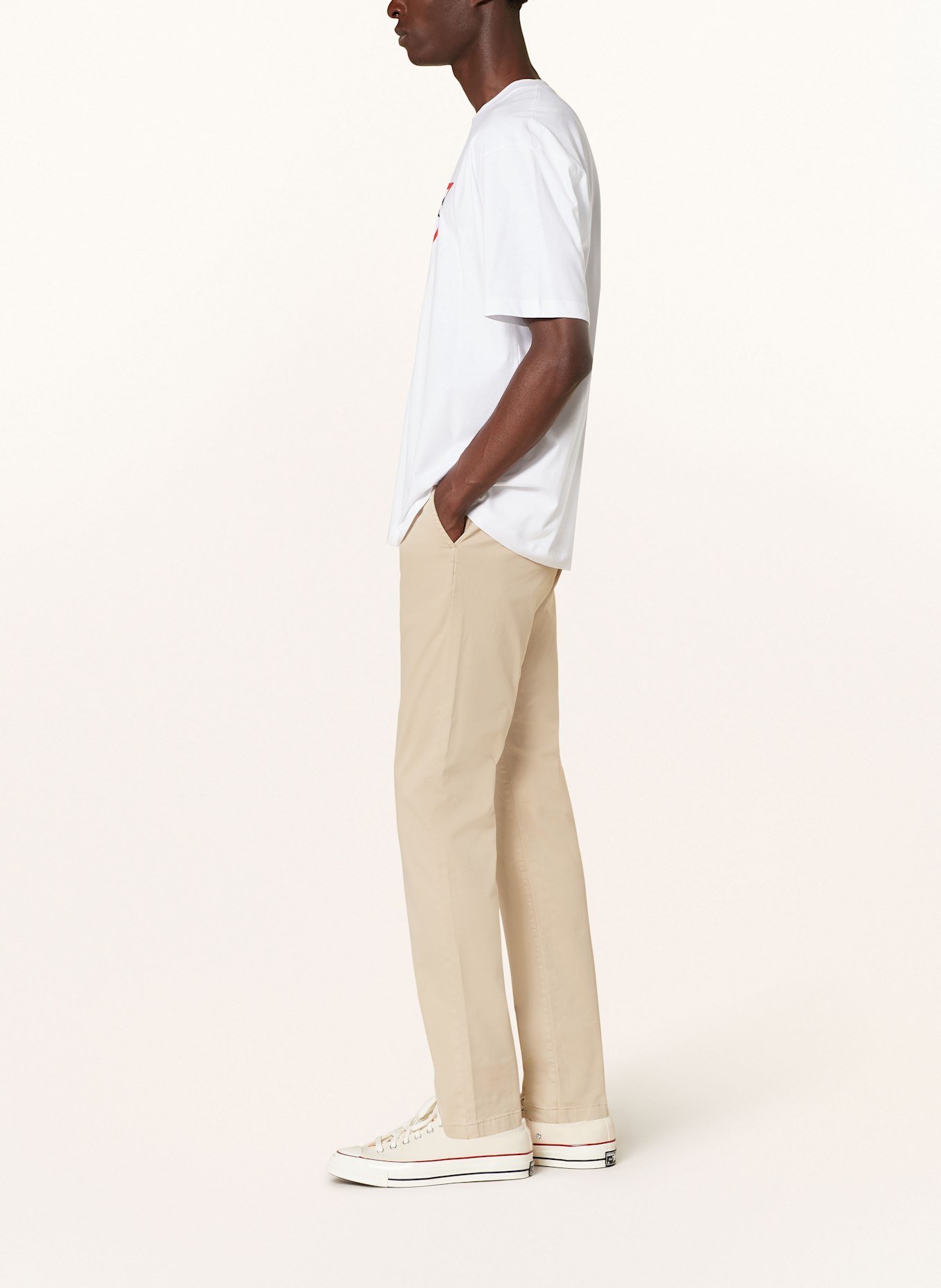 GUESS JEANS Chinos slim fit, Color: LIGHT BROWN (Image 4)