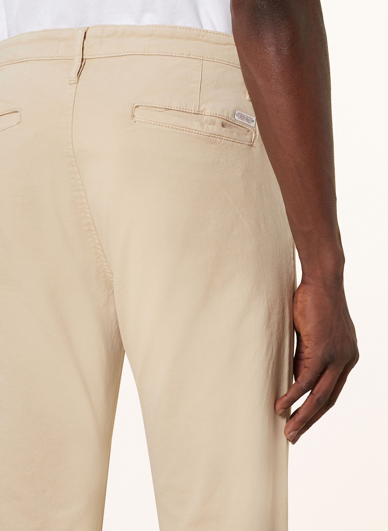 GUESS JEANS Chinos slim fit, Color: LIGHT BROWN (Image 6)