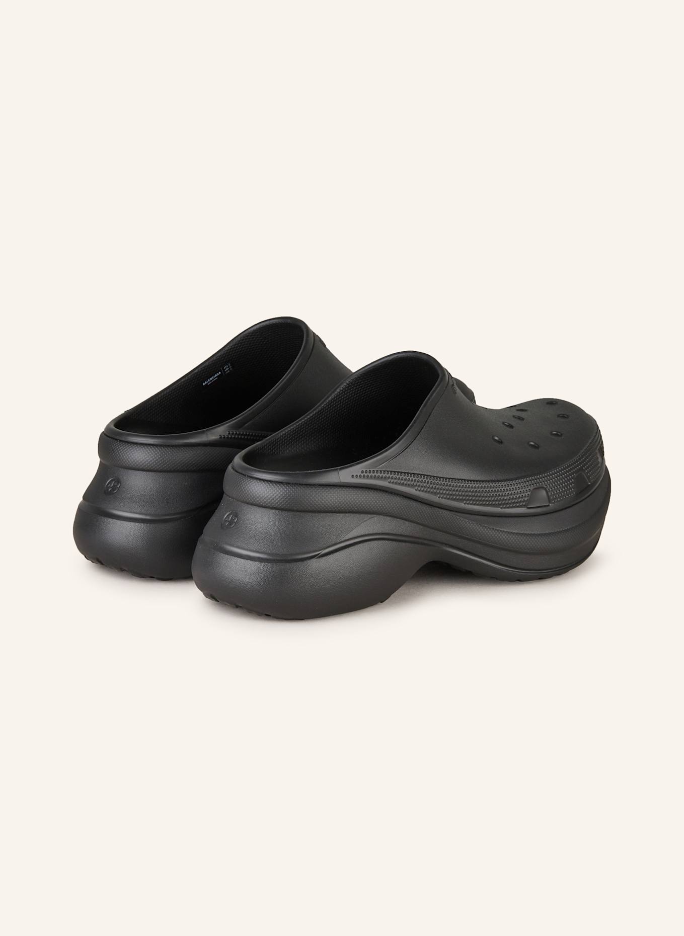 BALENCIAGA Clogs: SCHWARZ