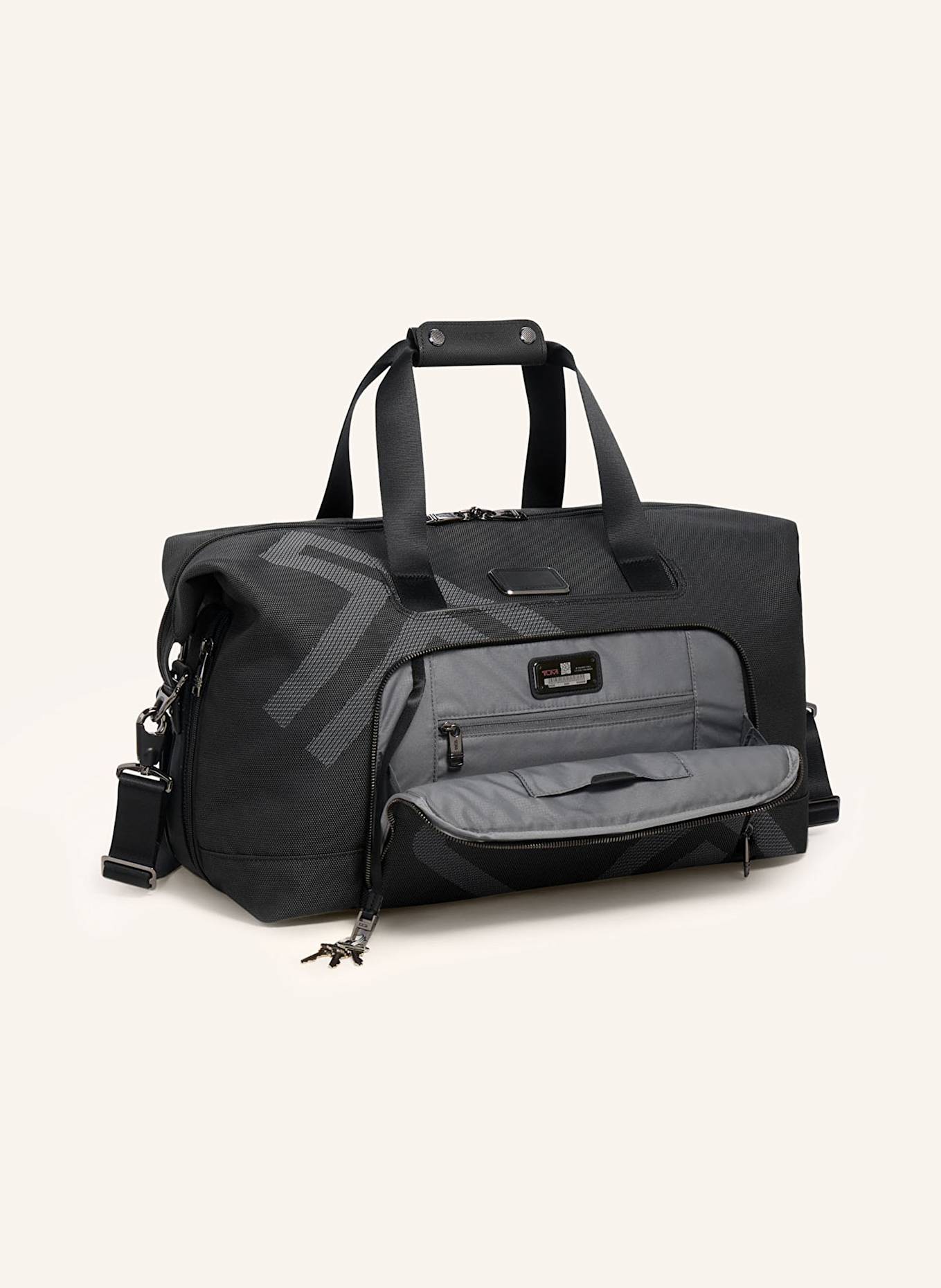 TUMI ALPHA DOUBLE EXPANSION TRAVEL travel bag, Color: BLACK/ GRAY (Image 2)