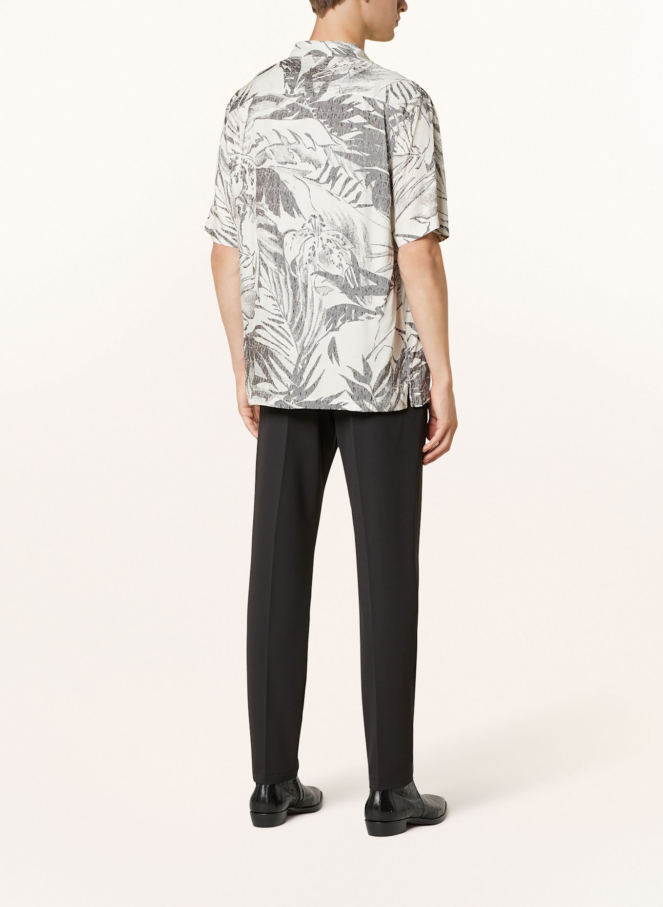 ALLSAINTS Resort shirt PULSE Relaxed Fit, Color: BLACK/ ECRU (Image 3)