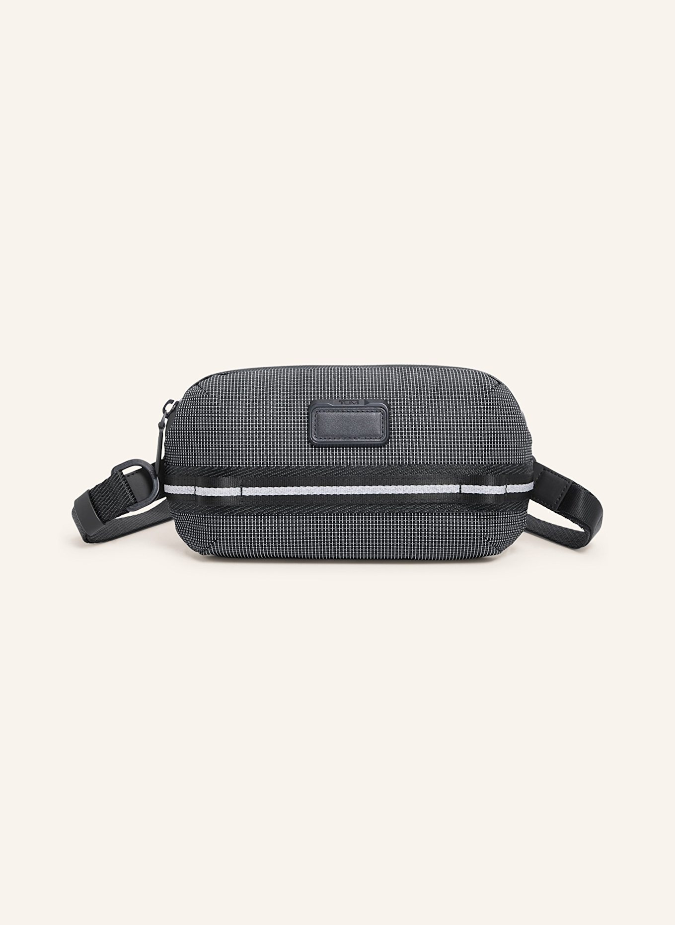 TUMI Saszetka biodrówka ALPHA BRAVO SIGNAL SLING: CZARNY / SZARY