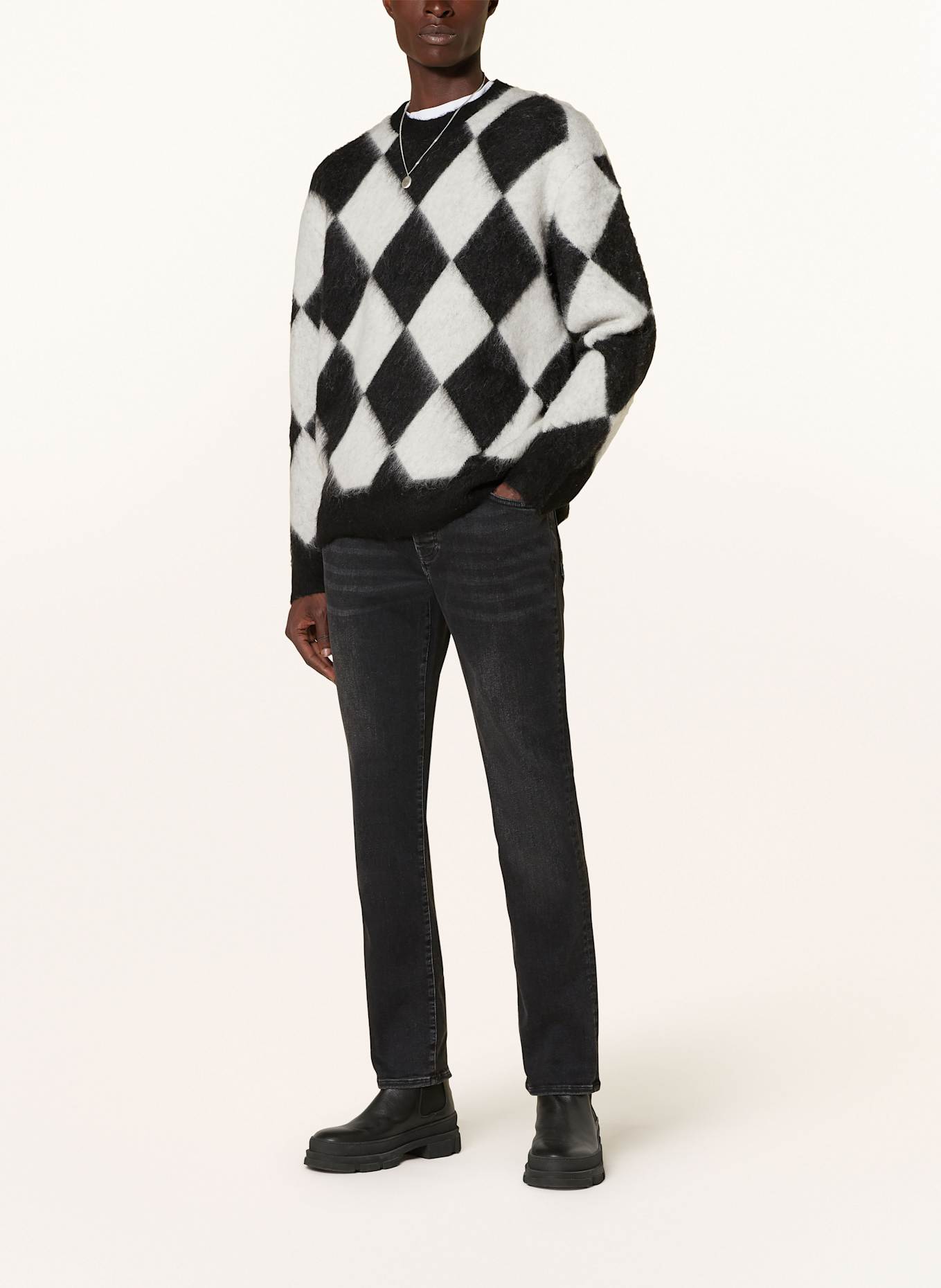ALLSAINTS Jeans SID Regular Fit, Color: 162 Washed Black (Image 2)