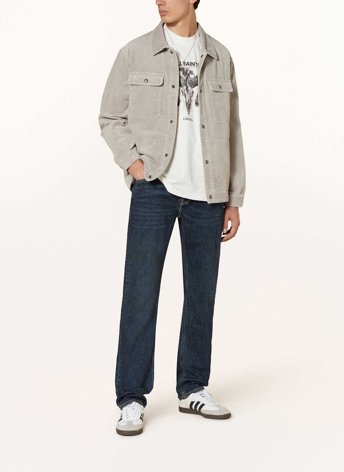 ALLSAINTS CASTLEFORD corduroy jacket, Color: LIGHT GRAY (Image 2)